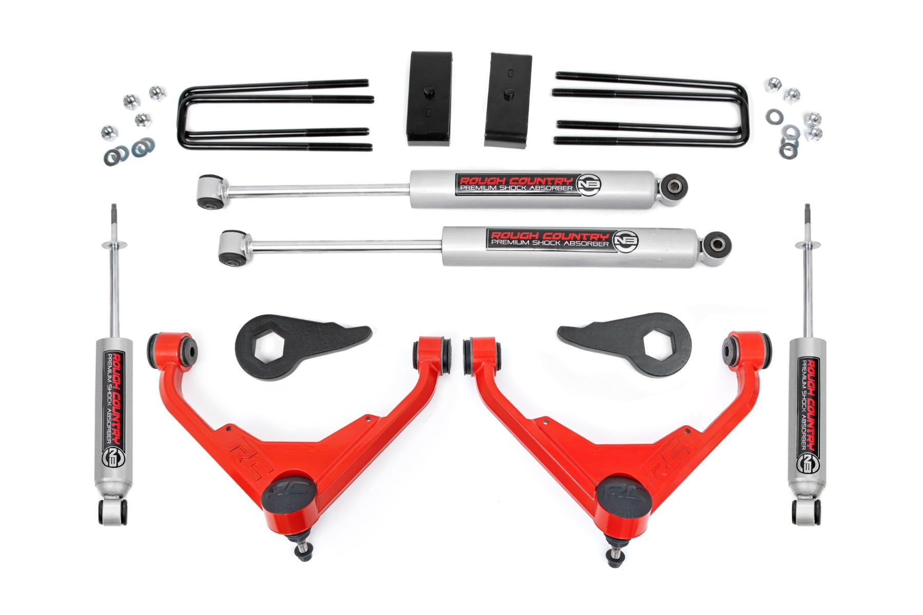 3 Inch Lift Kit | FK/FF Code | Chevy/GMC Sierra/Silverado 2500 HD Suburban/Yukon XL 2500 (01-10) image 2