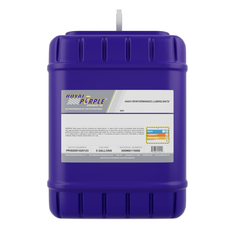 Royal Purple Premium Synthetic High Performance Straight-Grade SAE 50 Motor Oil - 5 Gallon
