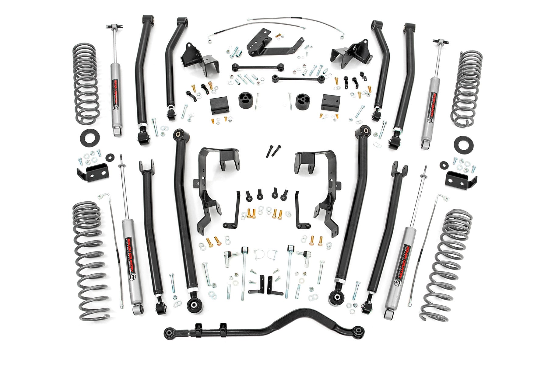 ROUGH COUNTRY Lift Kit Jeep Wrangler Unlimited 2WD/4WD (2007-2011)