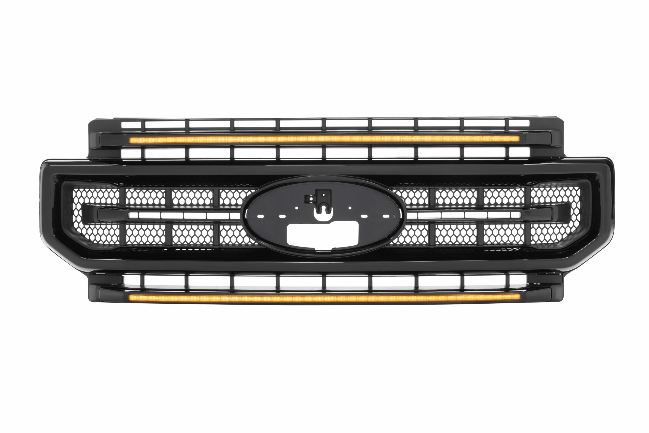 Morimoto XBG LED Grille: Ford Super Duty (20-22 / Black / Amber DRL)