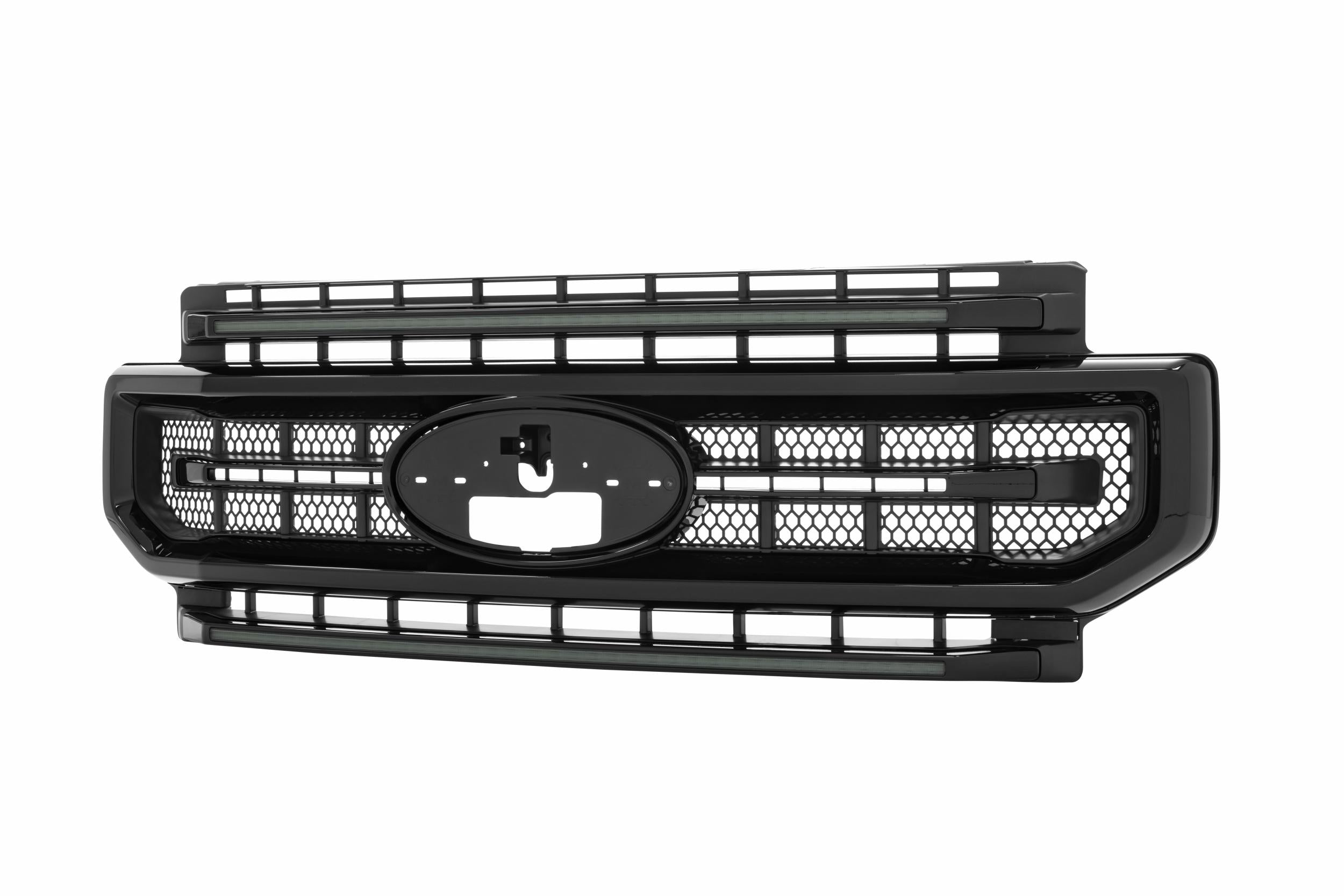 Morimoto XBG LED Grille: Ford Super Duty (20-22 / Black / Amber DRL)