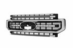 Morimoto XBG LED Grille: Ford Super Duty (20-22 / Chrome / Amber DRL)
