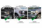 Morimoto XBG LED Grille: Ford F-150 (21-23 / Chrome / White DRL)