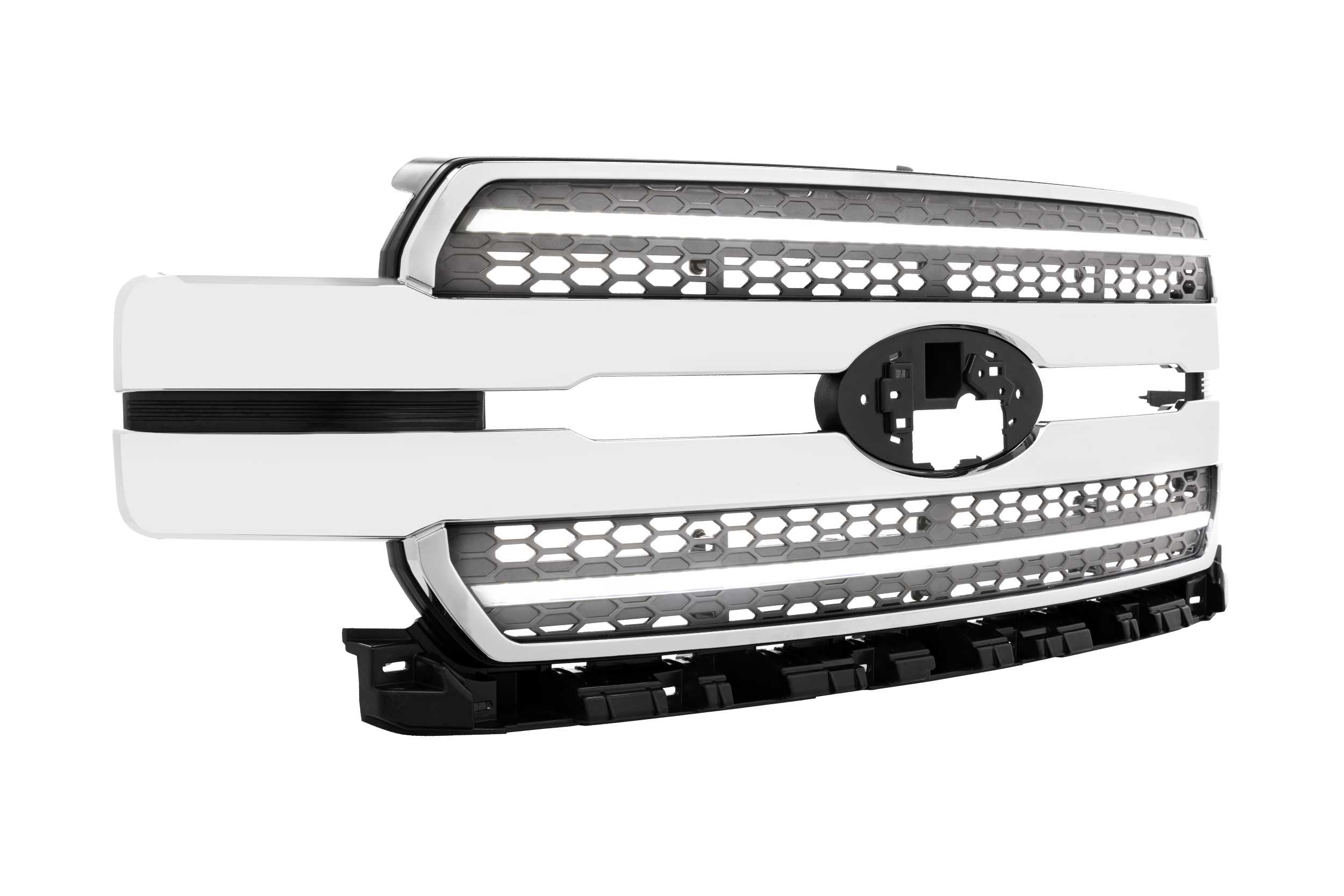 Morimoto XBG LED Grille: Ford F-150 (18-20 / Chrome / White DRL)