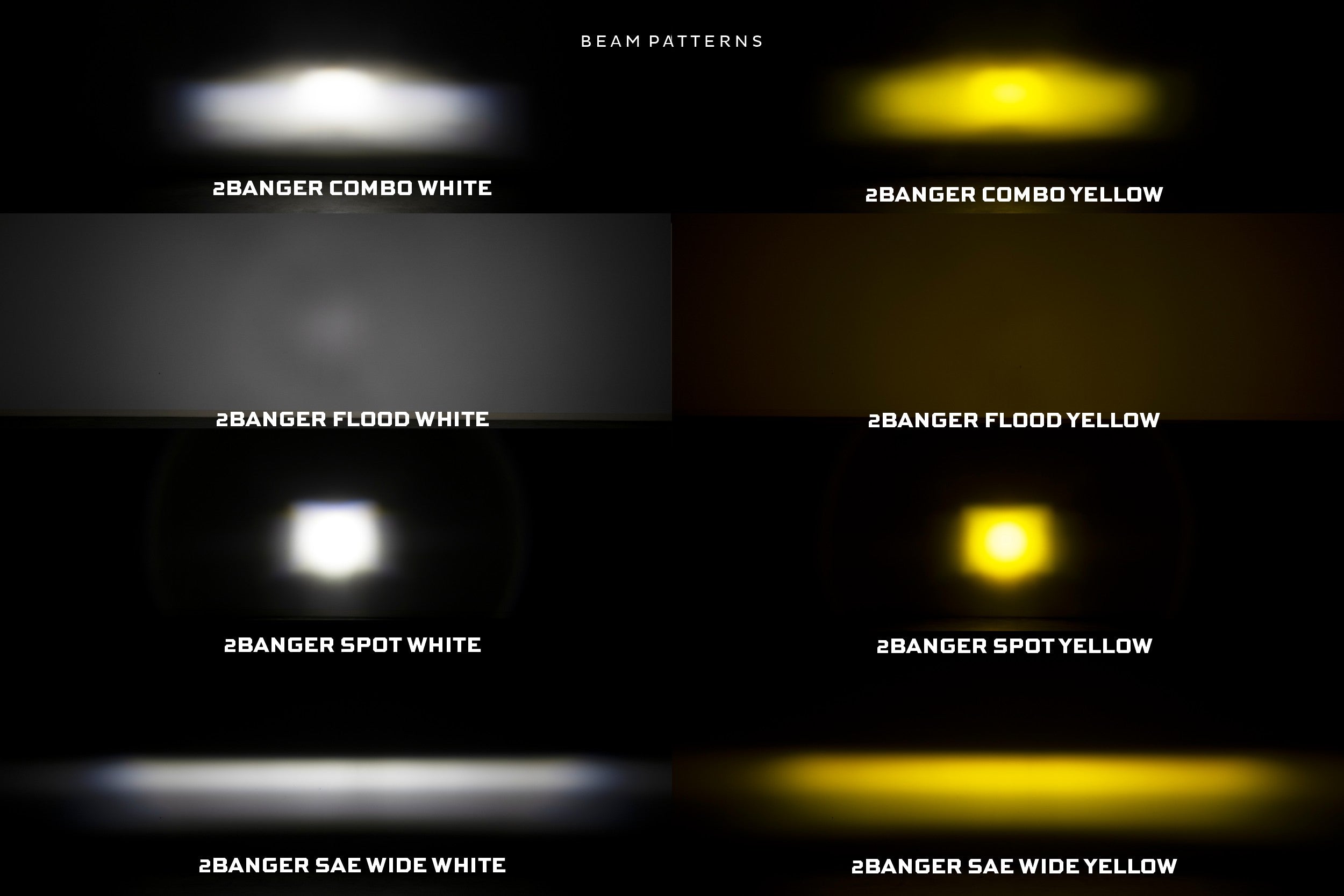 Morimoto 2Banger HXB LED Pods (Combo / White / Set)