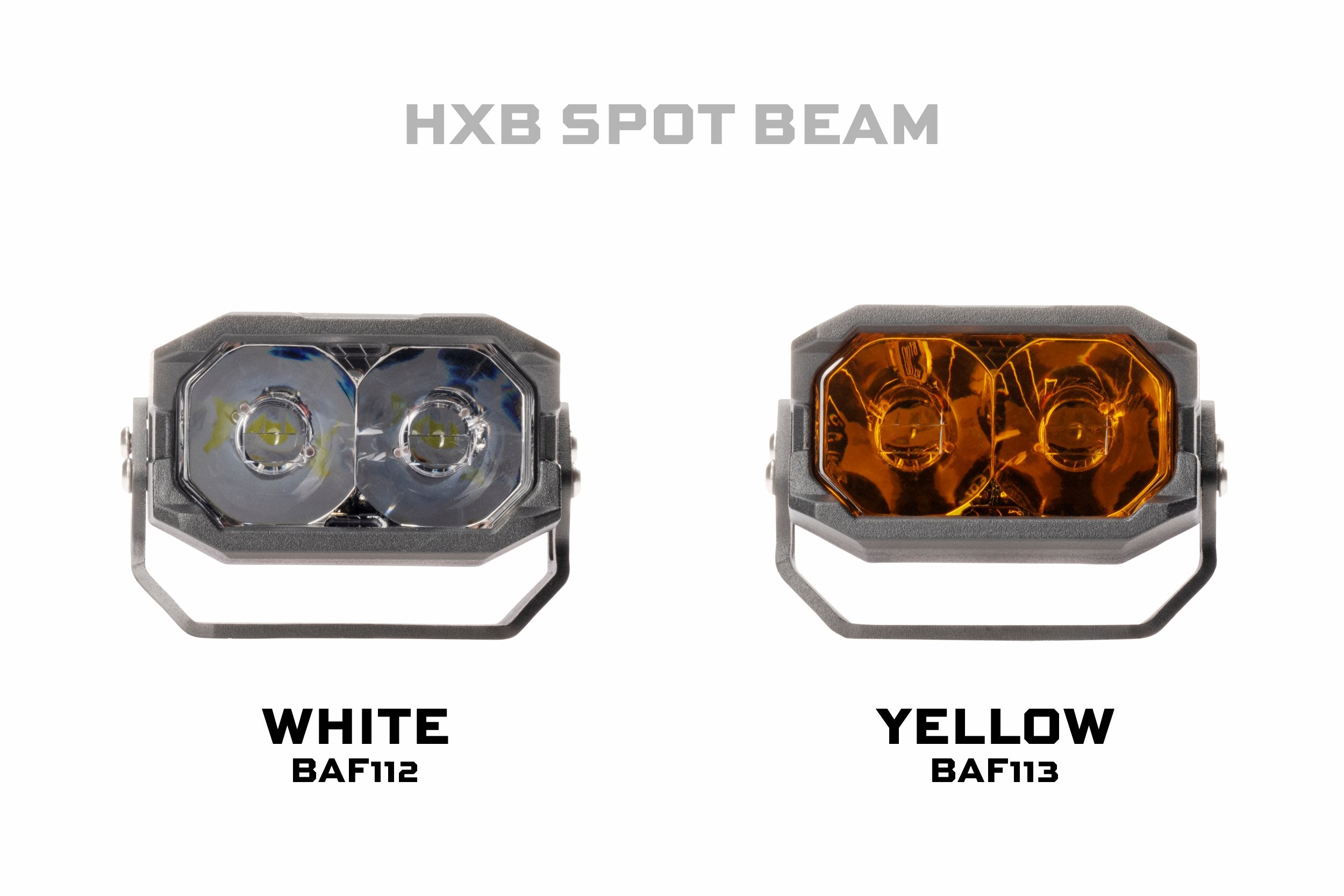 Morimoto 2Banger NCS LED Pods (Spot / Yellow / Set)