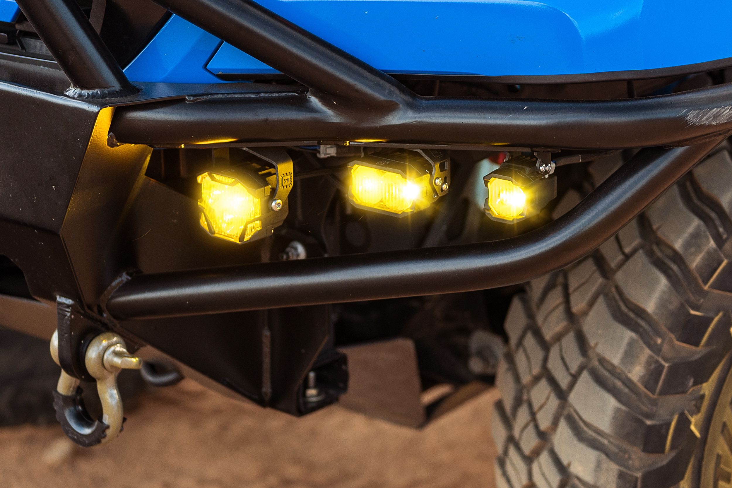 Morimoto 2Banger HXB LED Pods (Flood / Yellow / Set)