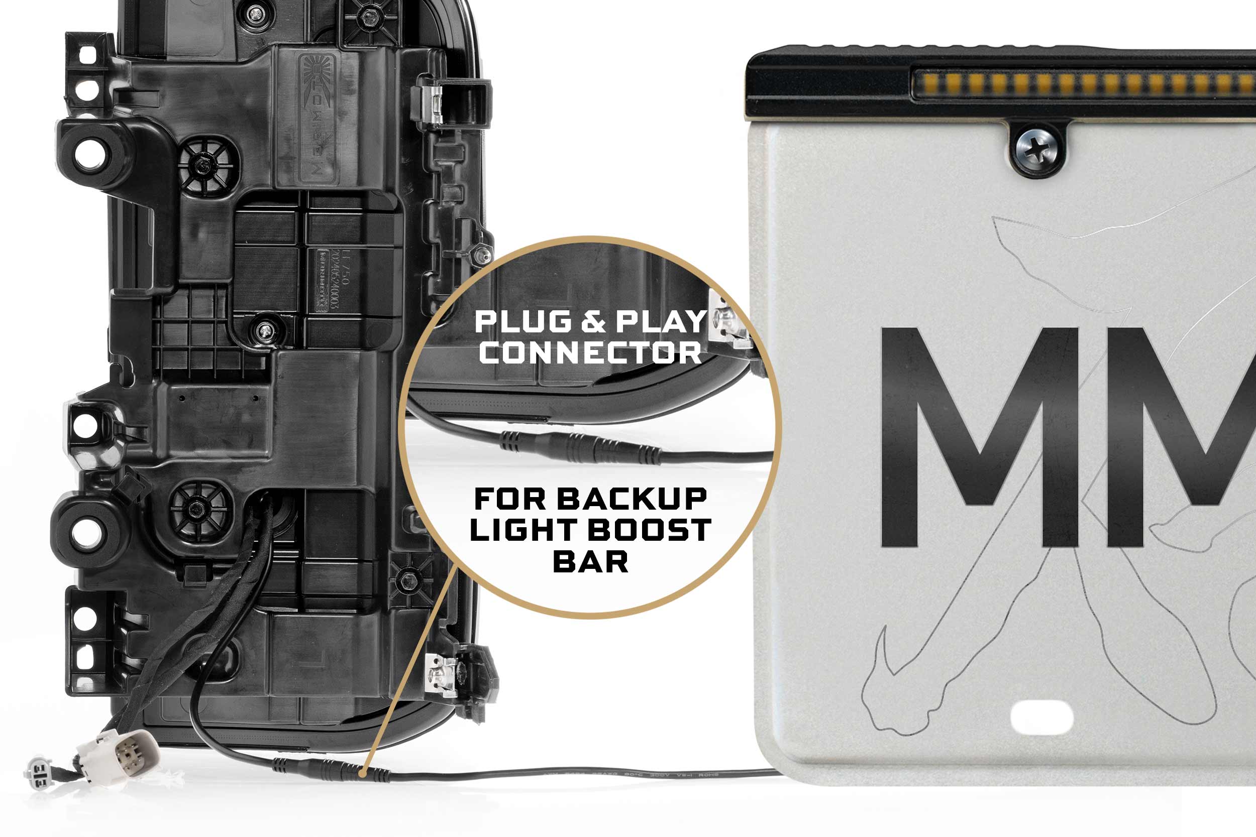 Morimoto XB LED Tail Lights: Ford Bronco (21+ / Red Lens / Set)