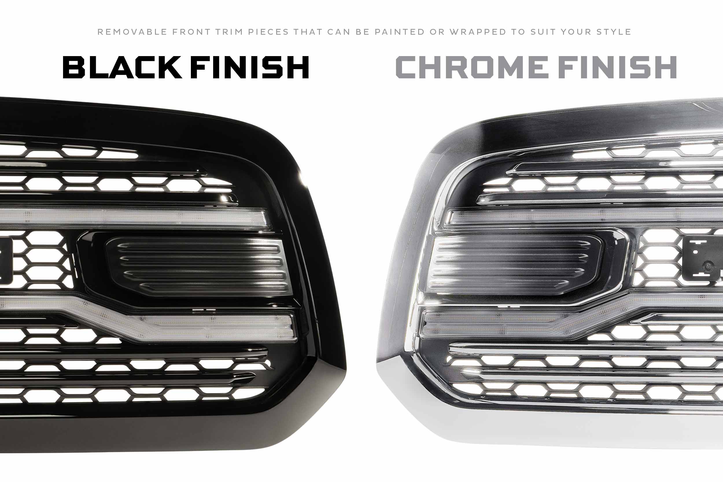 Morimoto XBG LED Grille: Dodge Ram HD (13-18 / Black)
