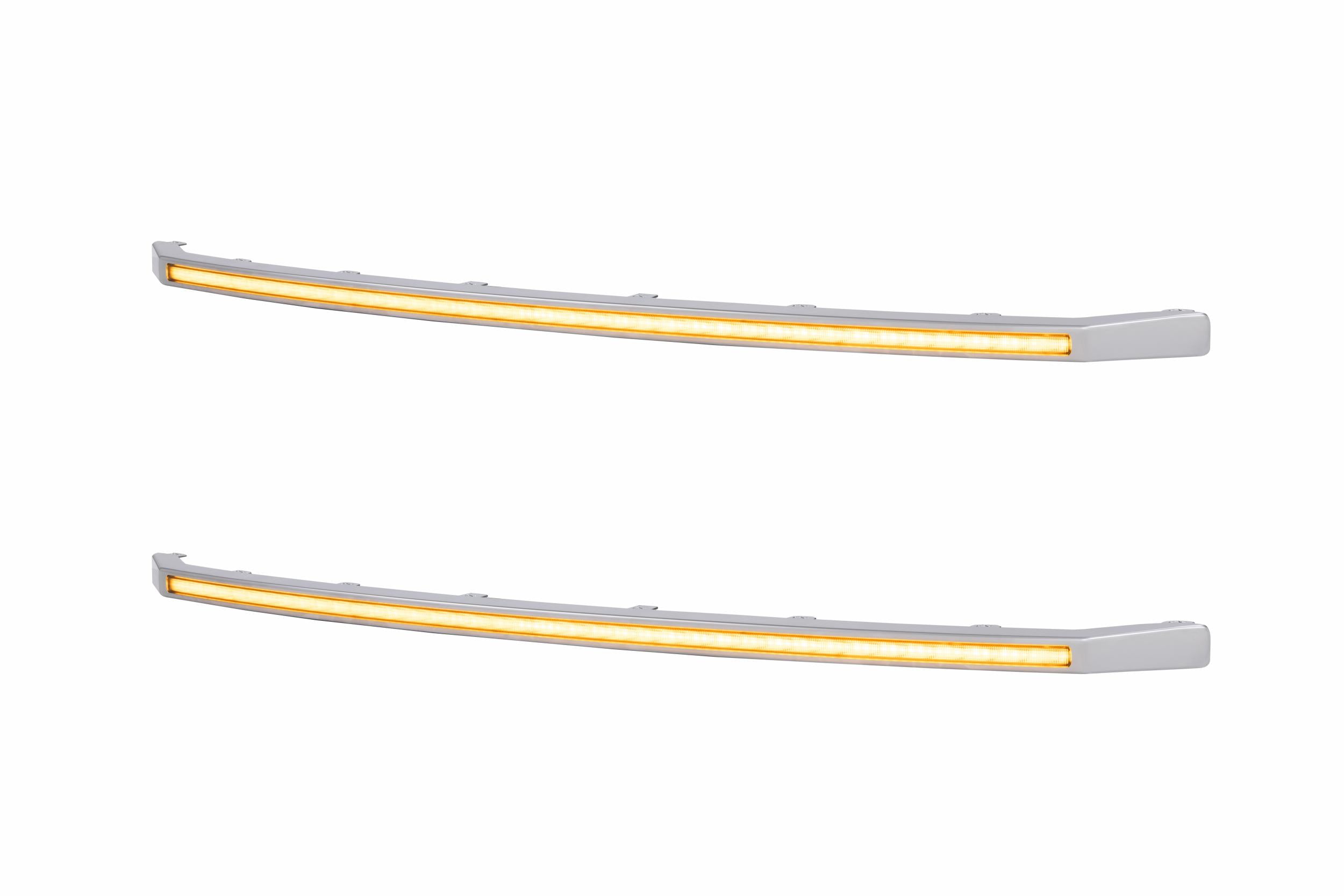 Morimoto XBG LED DRL Grille Inserts: Ford Super Duty Platinum (20-22 / Amber DRL / Set)