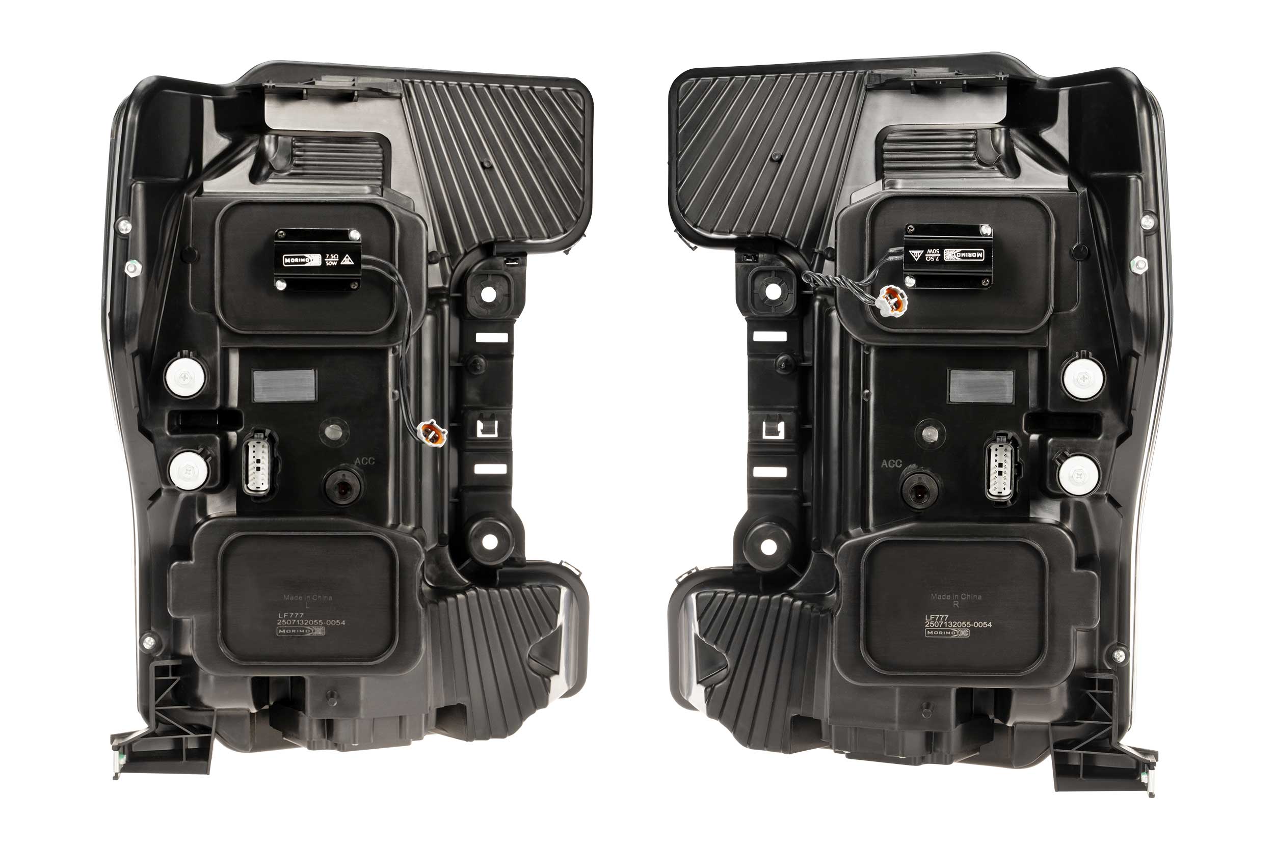 Morimoto XRGB LED Headlights: 17-19 Ford Super Duty (Set)