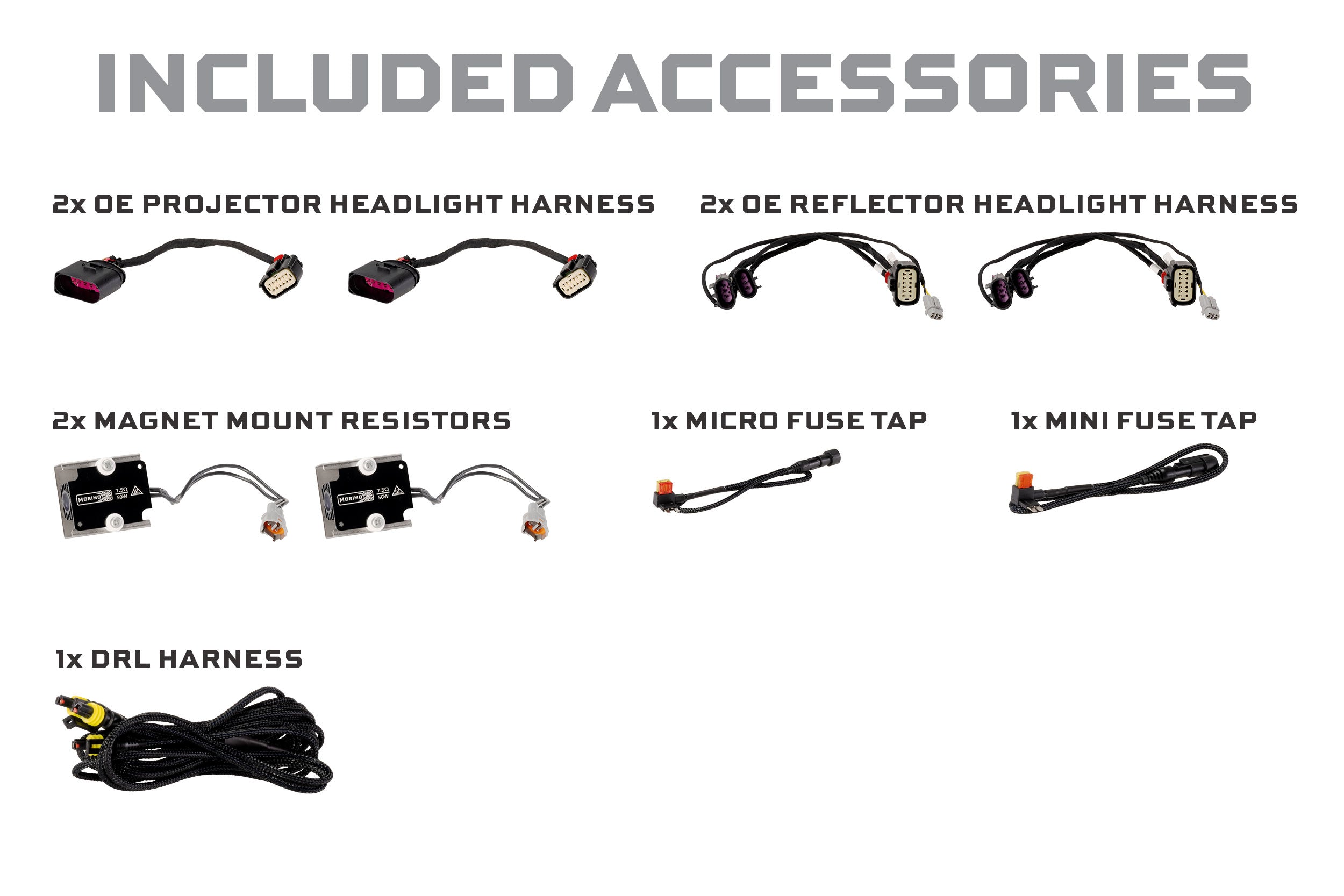 Morimoto XB Evo Hybrid Headlights: 09-18 Dodge Ram (Set)