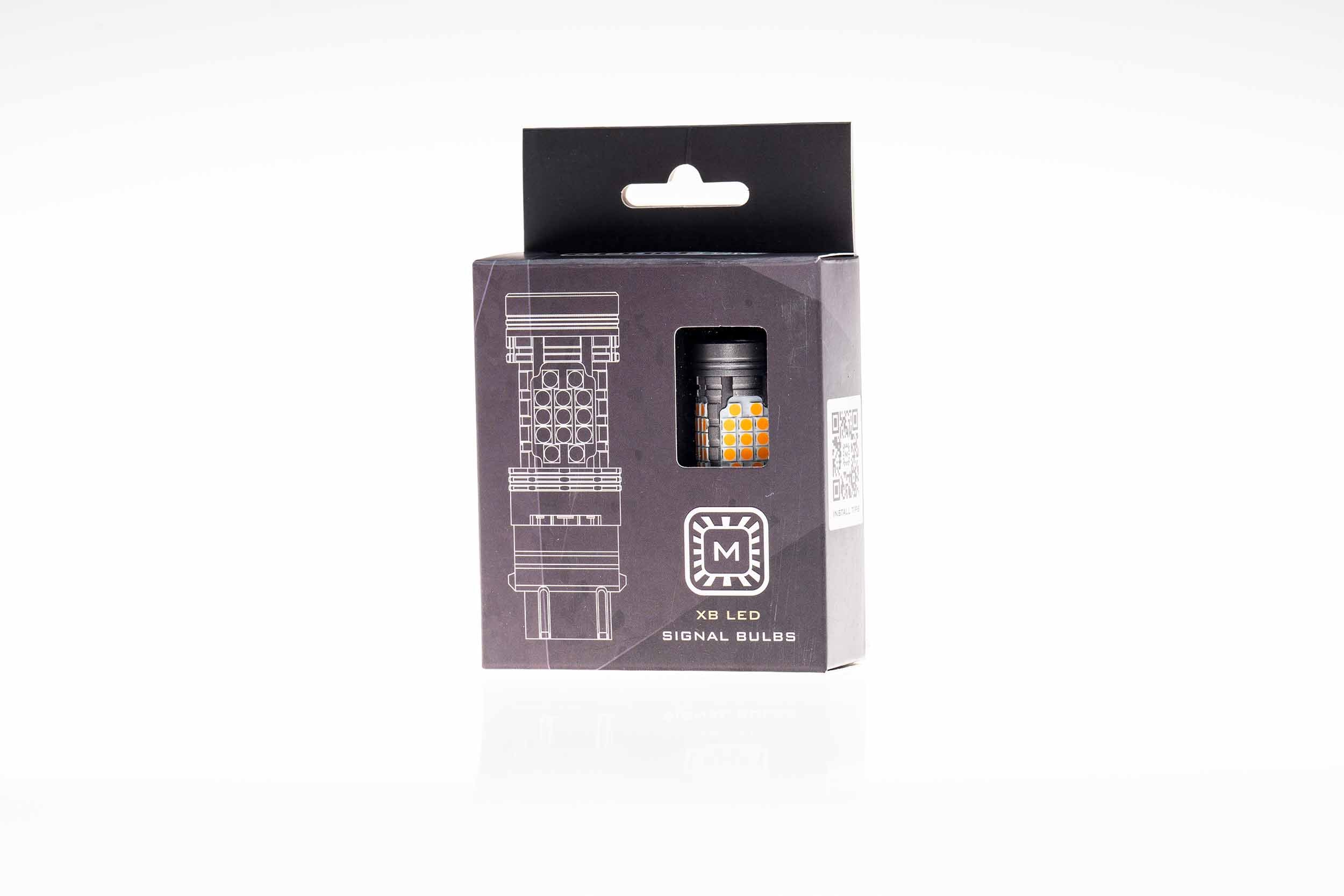 Morimoto 1156: XB LED Bulbs (Amber / Set)