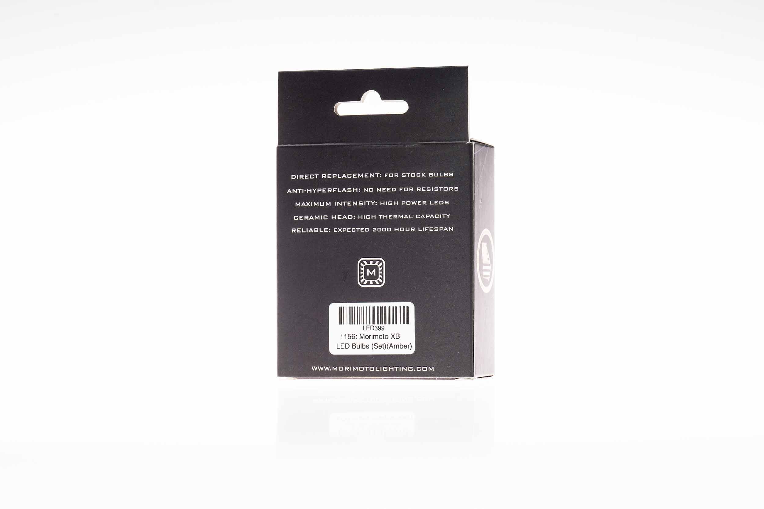 Morimoto 1156: XB LED Bulbs (Amber / Set)