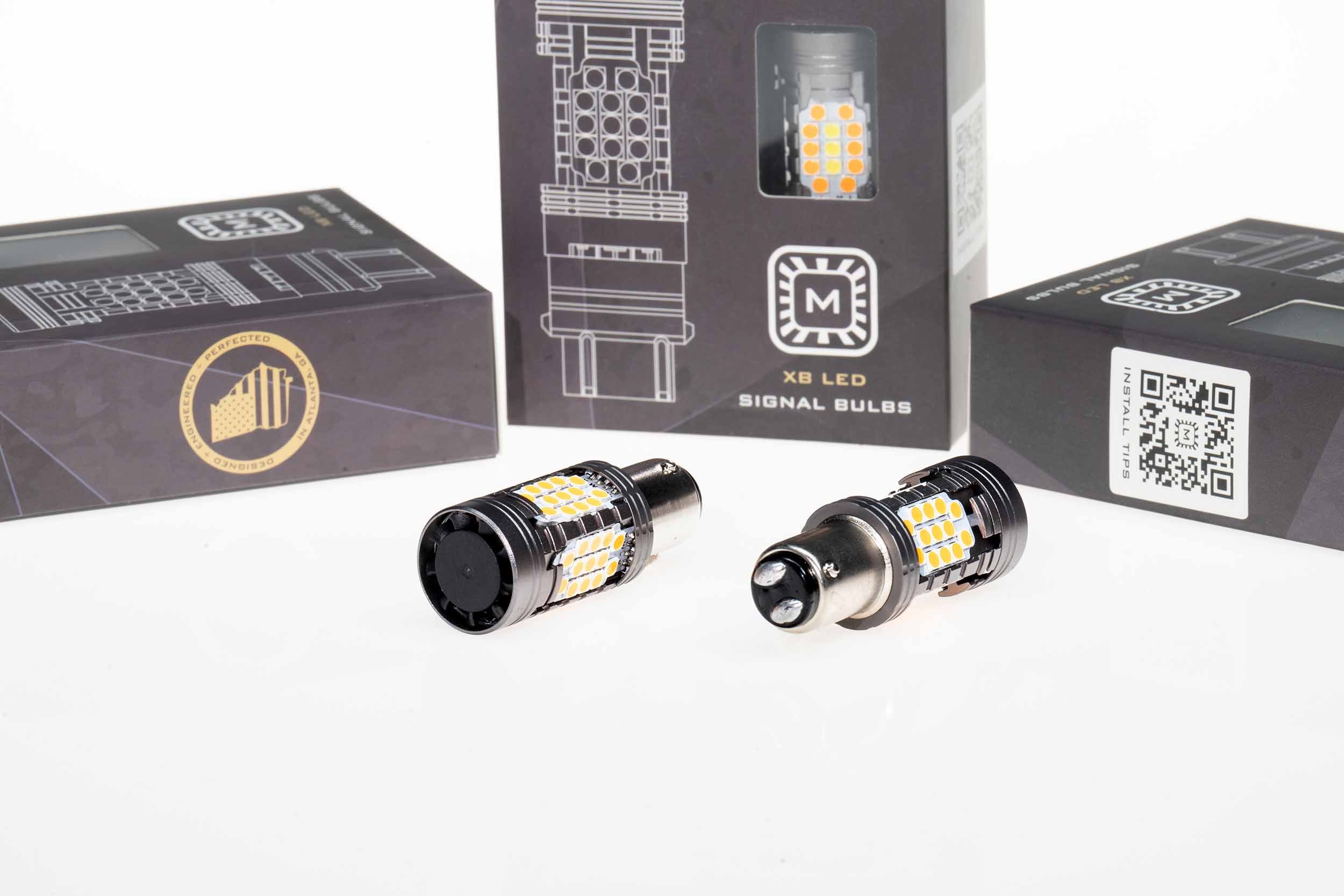 Morimoto 1157: XB LED Bulbs (Amber / Set)