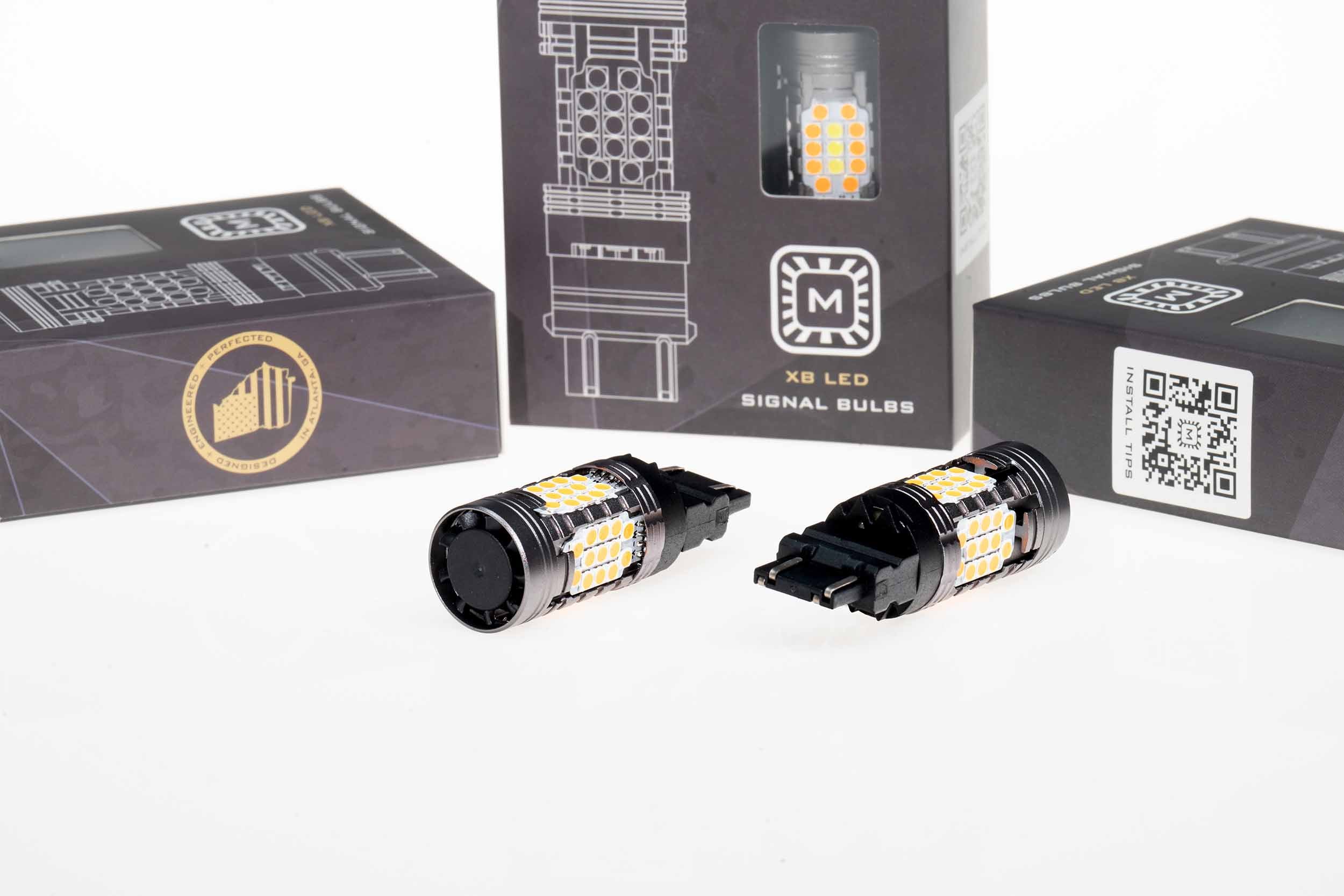 Morimoto 4257: XB LED Bulbs (Amber / Set)