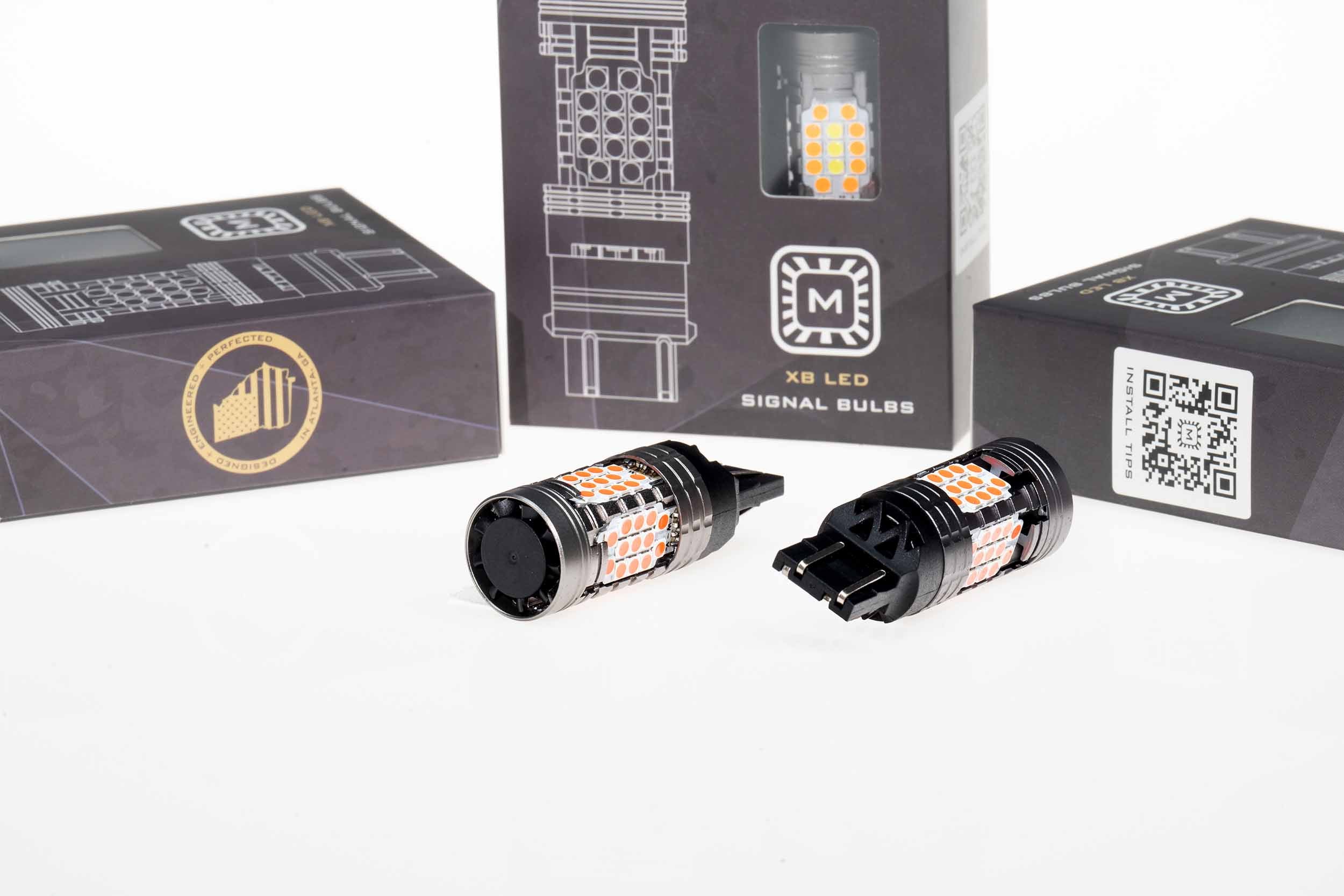 Morimoto 7440/7443: XB LED Bulbs (Red / Set)