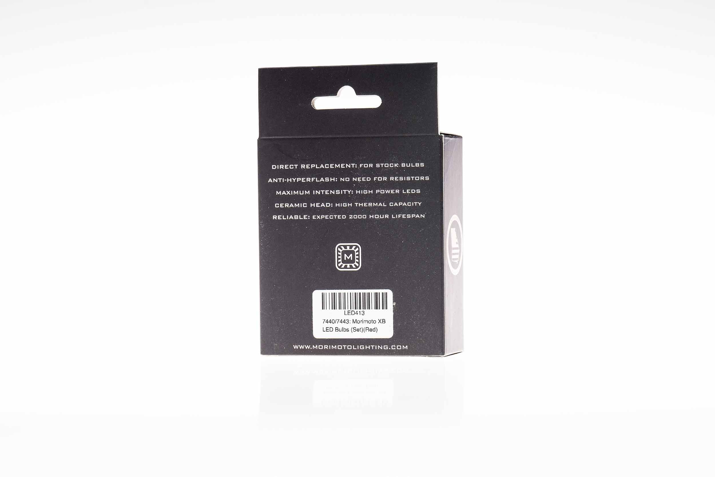 Morimoto 7440/7443: XB LED Bulbs (Red / Set)