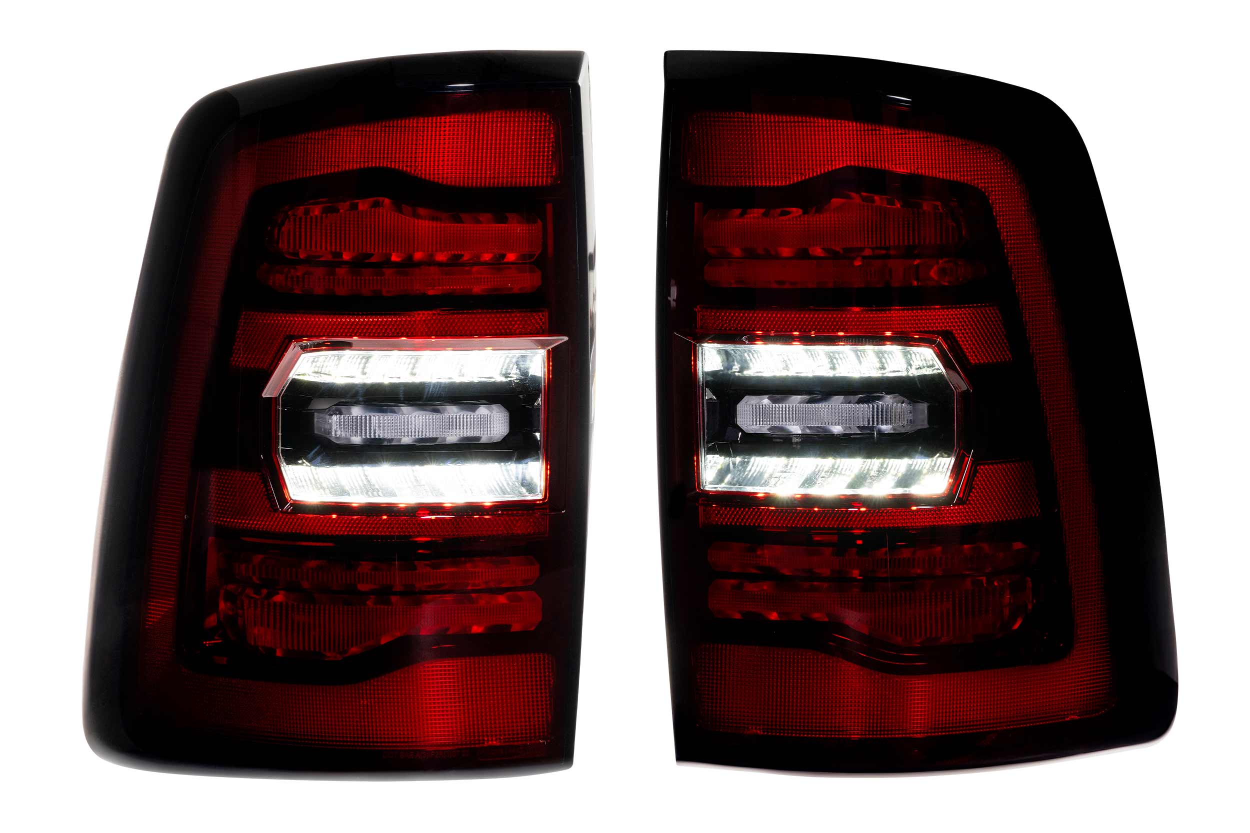Morimoto XB LED Tail Lights: Ram HD (19-24 / Red Lens / Set)