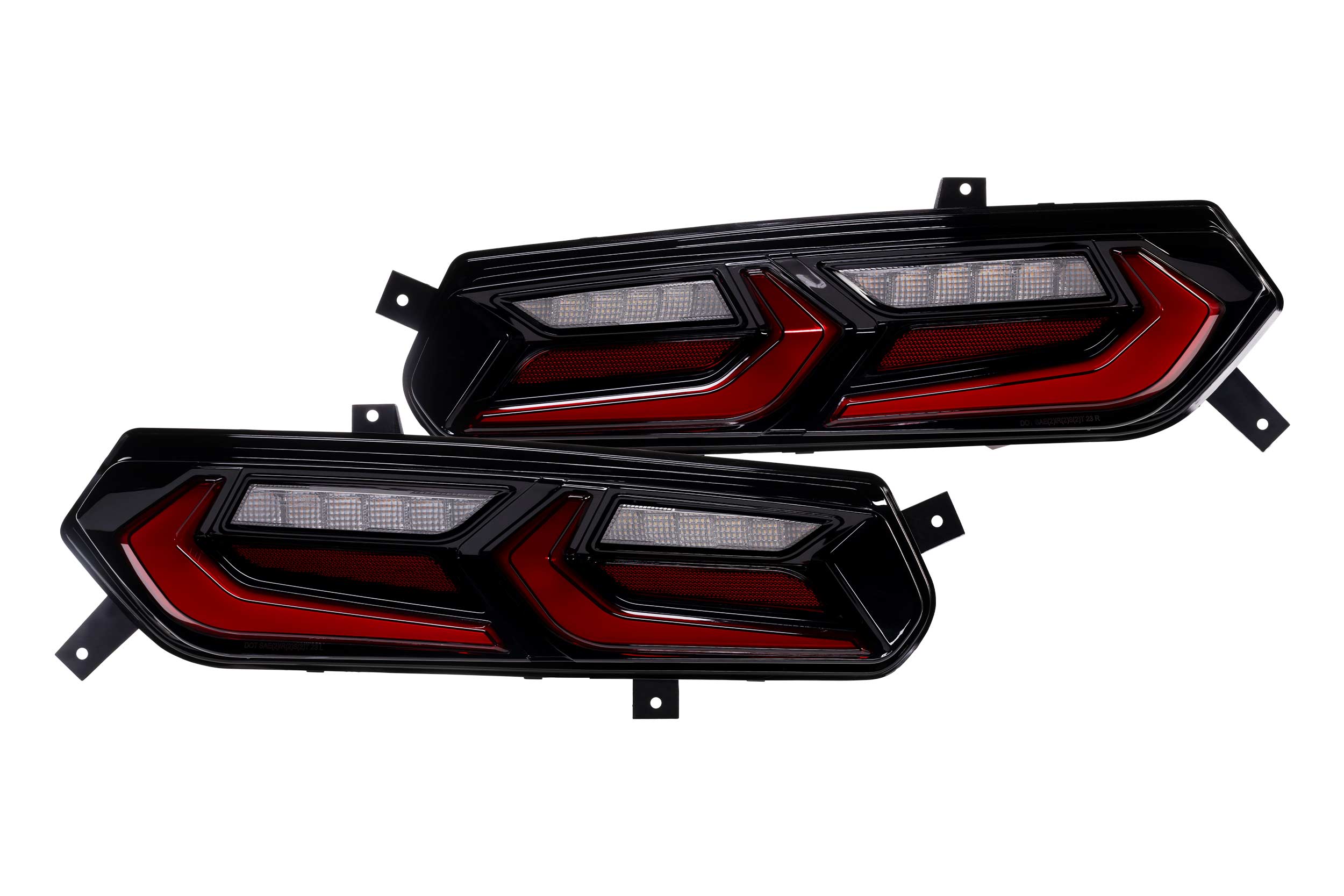Morimoto XB LED Tail Lights: Corvette C7 (14-19 / Red Lens Facelift / Set)