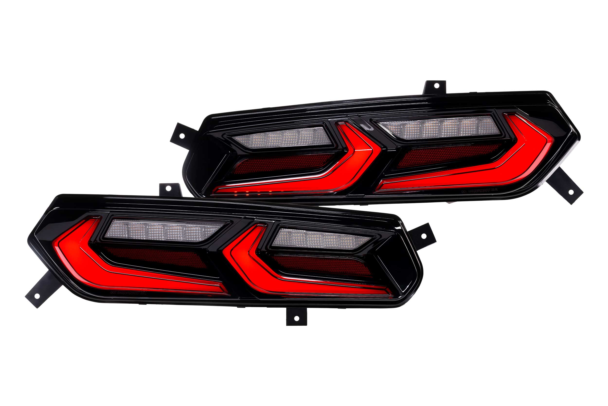 Morimoto XB LED Tail Lights: Corvette C7 (14-19 / Red Lens Facelift / Set)