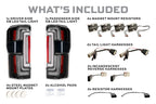Morimoto XB LED Tail Lights: 23-27 Ford Super Duty (Smoked Lens / Set)
