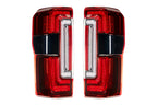Morimoto XB LED Tail Lights: 23-27 Ford Super Duty (Red Lens / Set)