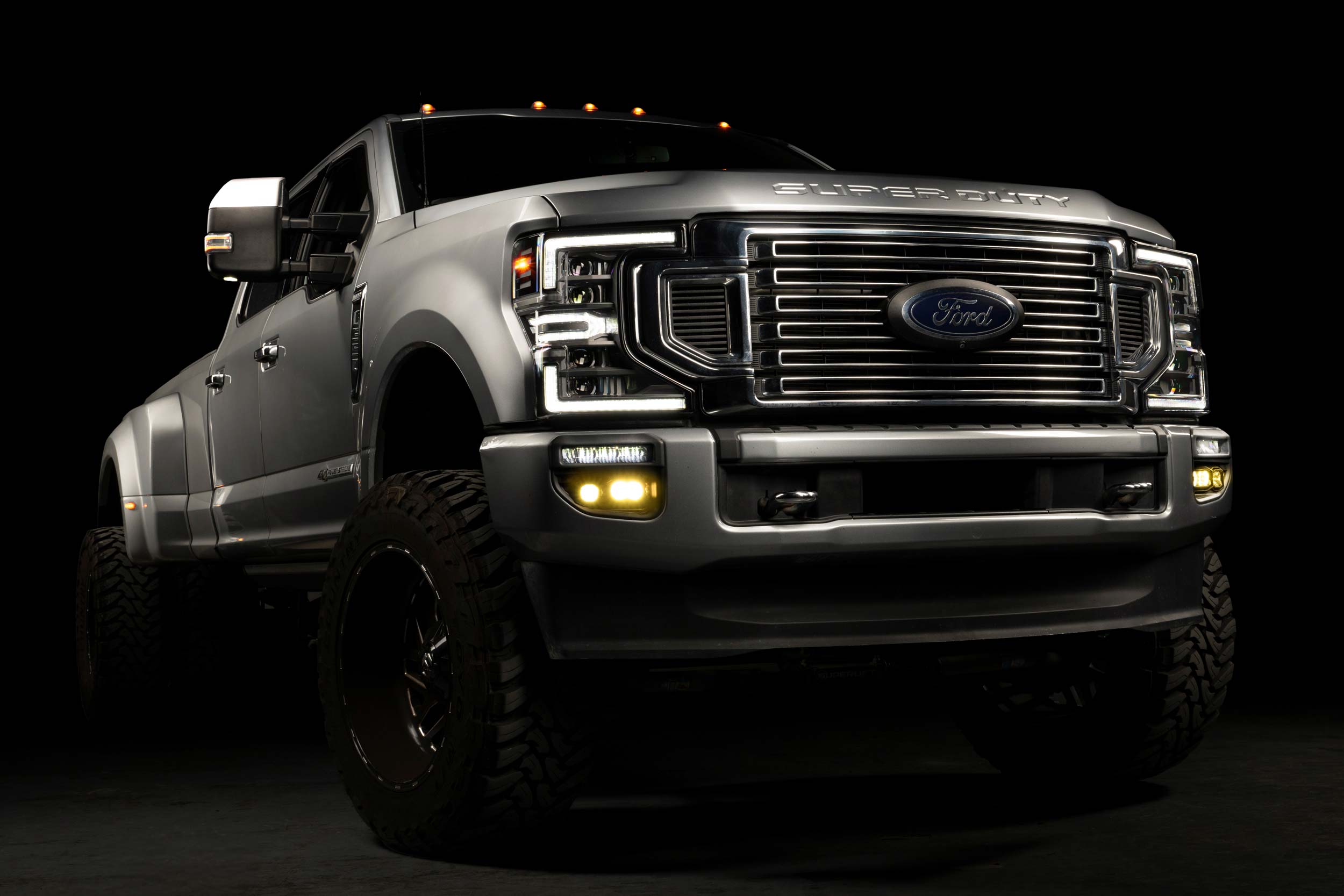Morimoto Banger Fog Brackets: 20-22 Super Duty OE LED (Set)