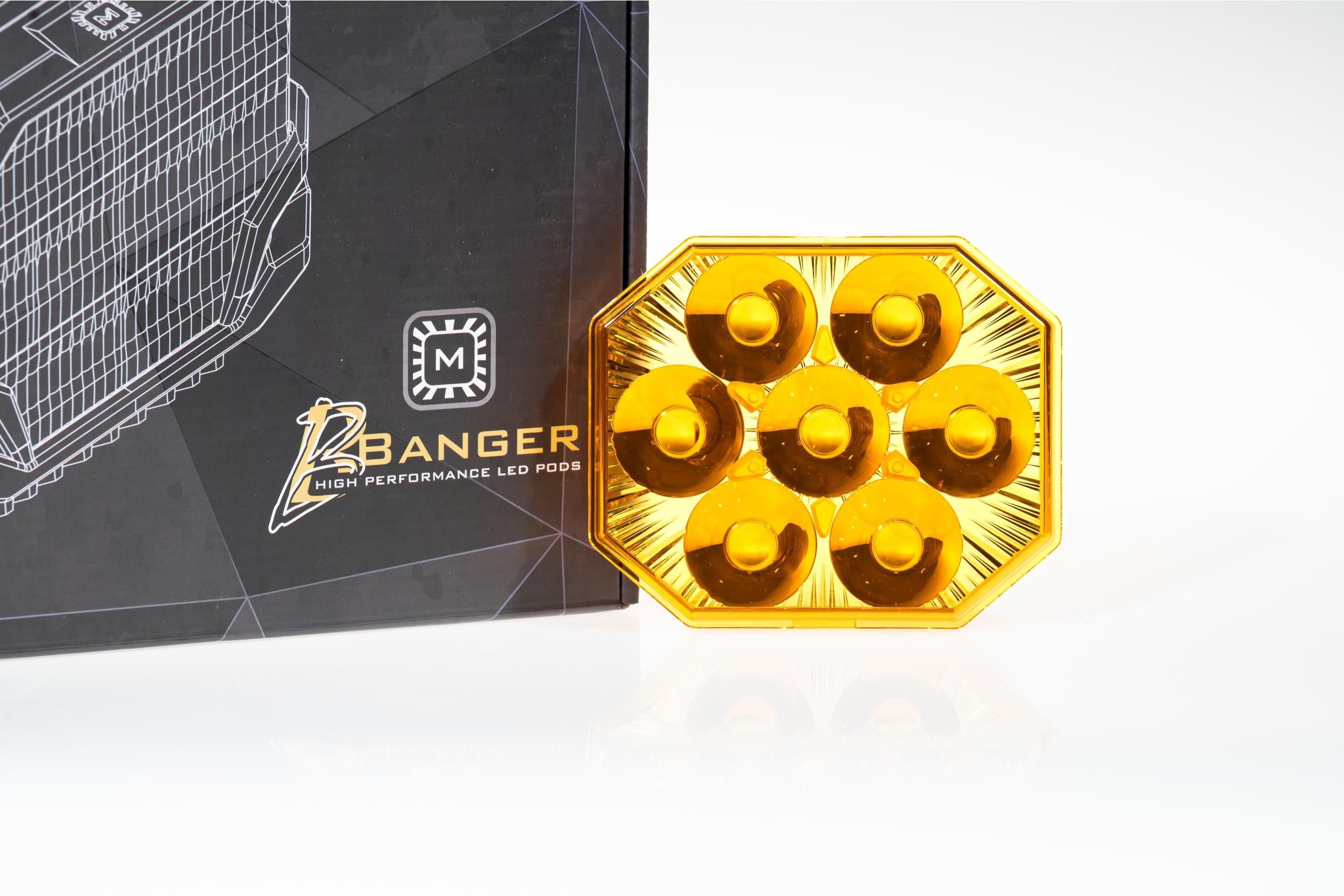 Morimoto Lens Only: BigBanger (Yellow / Spot / Each)