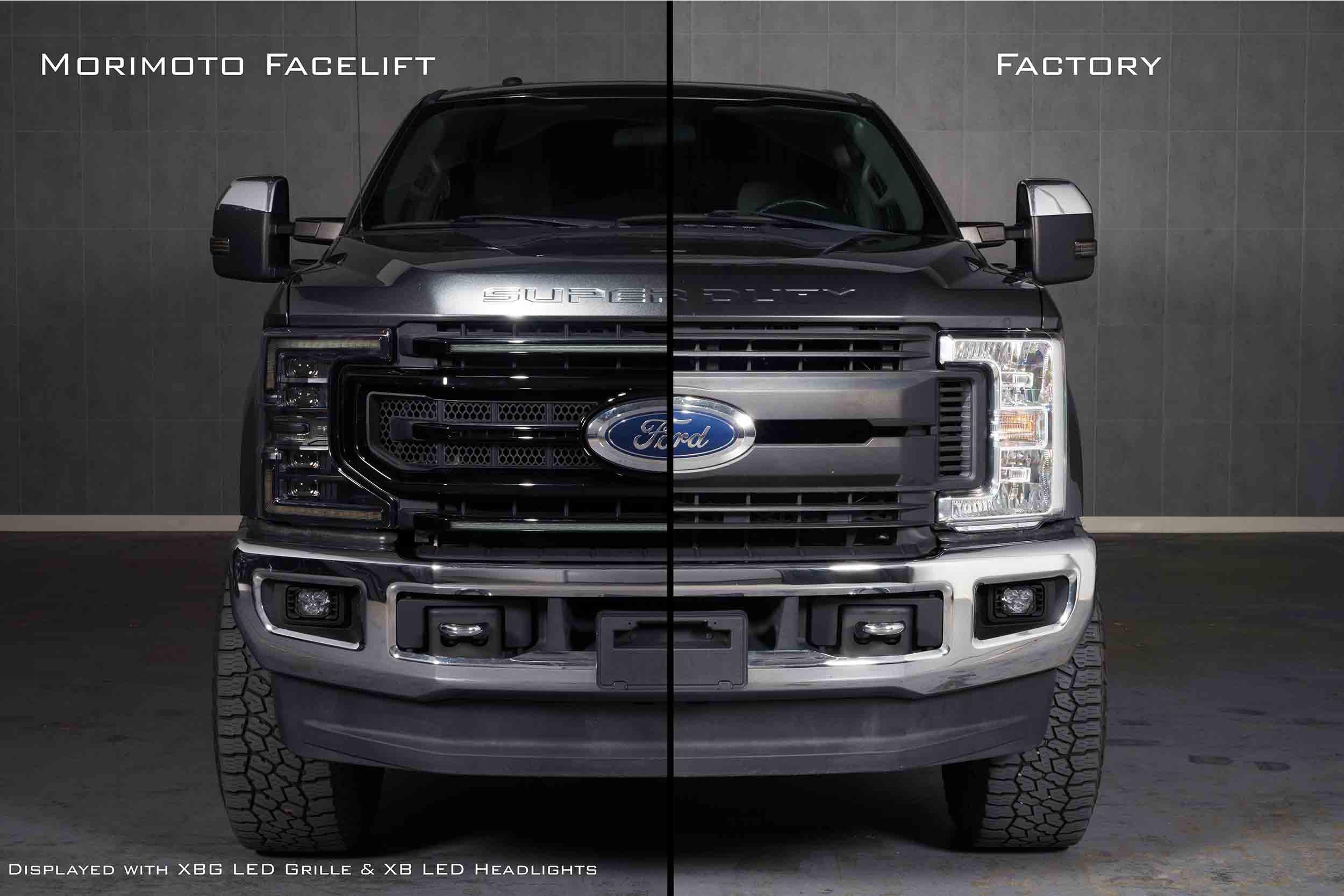Morimoto XBG: Ford Super Duty Front End Conversion Kit (17-19 to 20-22)
