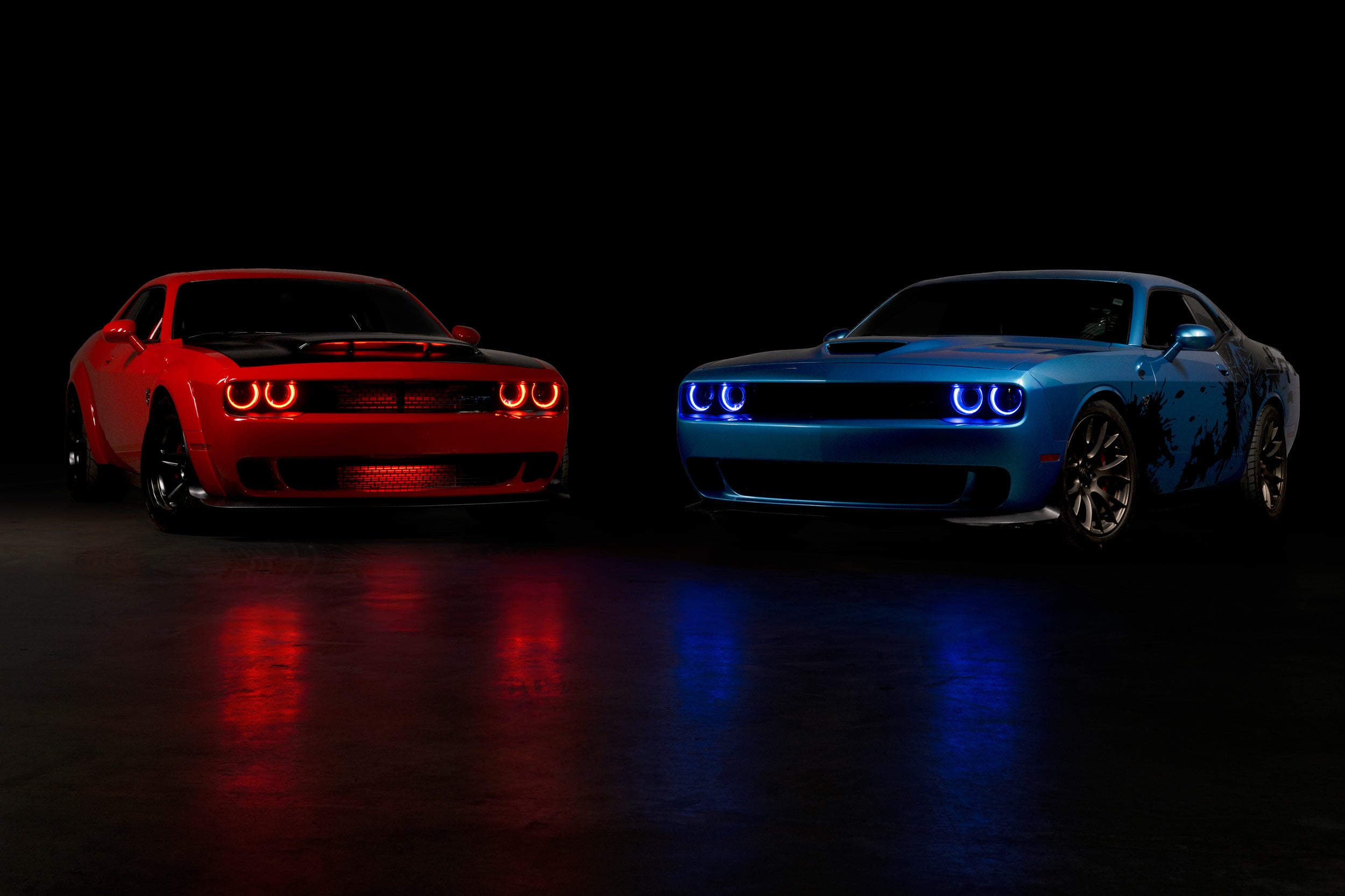 Morimoto XRGB LED Headlights: Dodge Challenger (15-23 / RGB / Set)