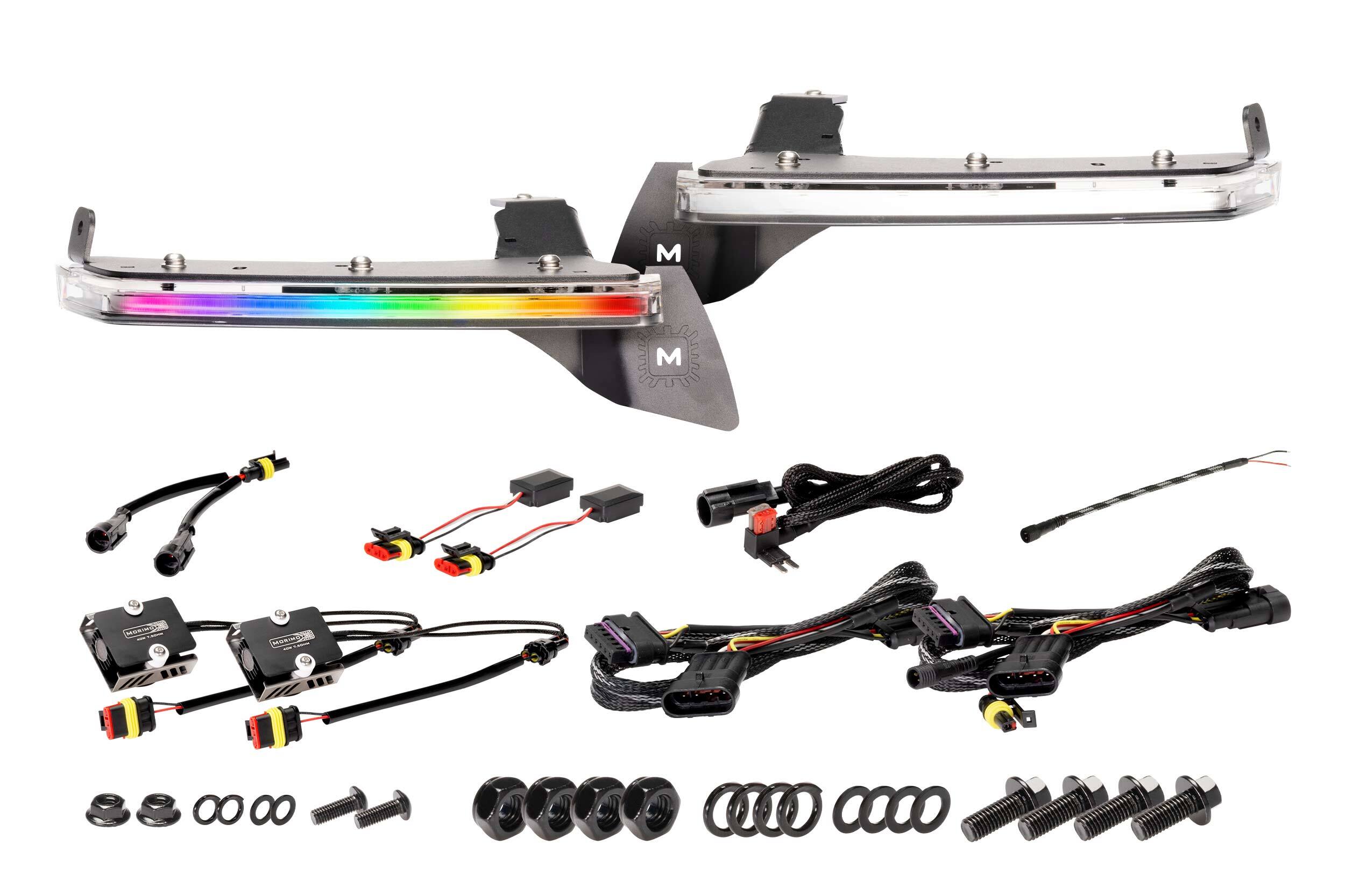 Morimoto Standard Jeep JL / JT XRGB Fender Flare Chop Kit (Set)