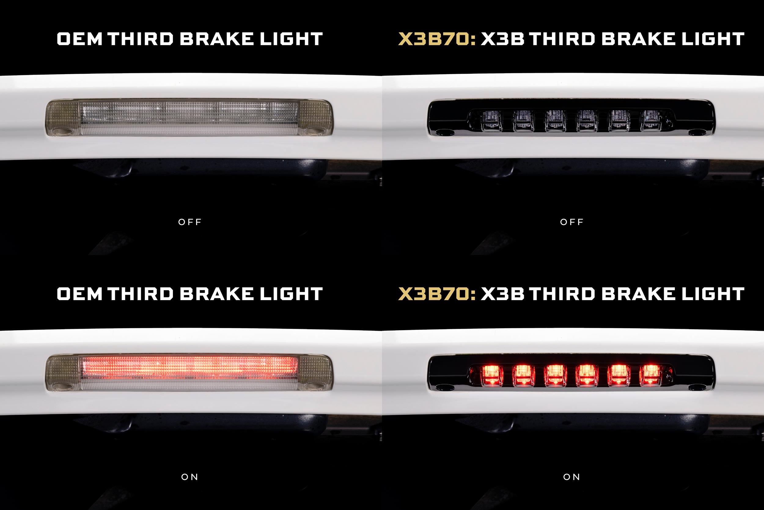 Morimoto X3B LED Third Brake Light: 10-24 Toyota 4Runner
