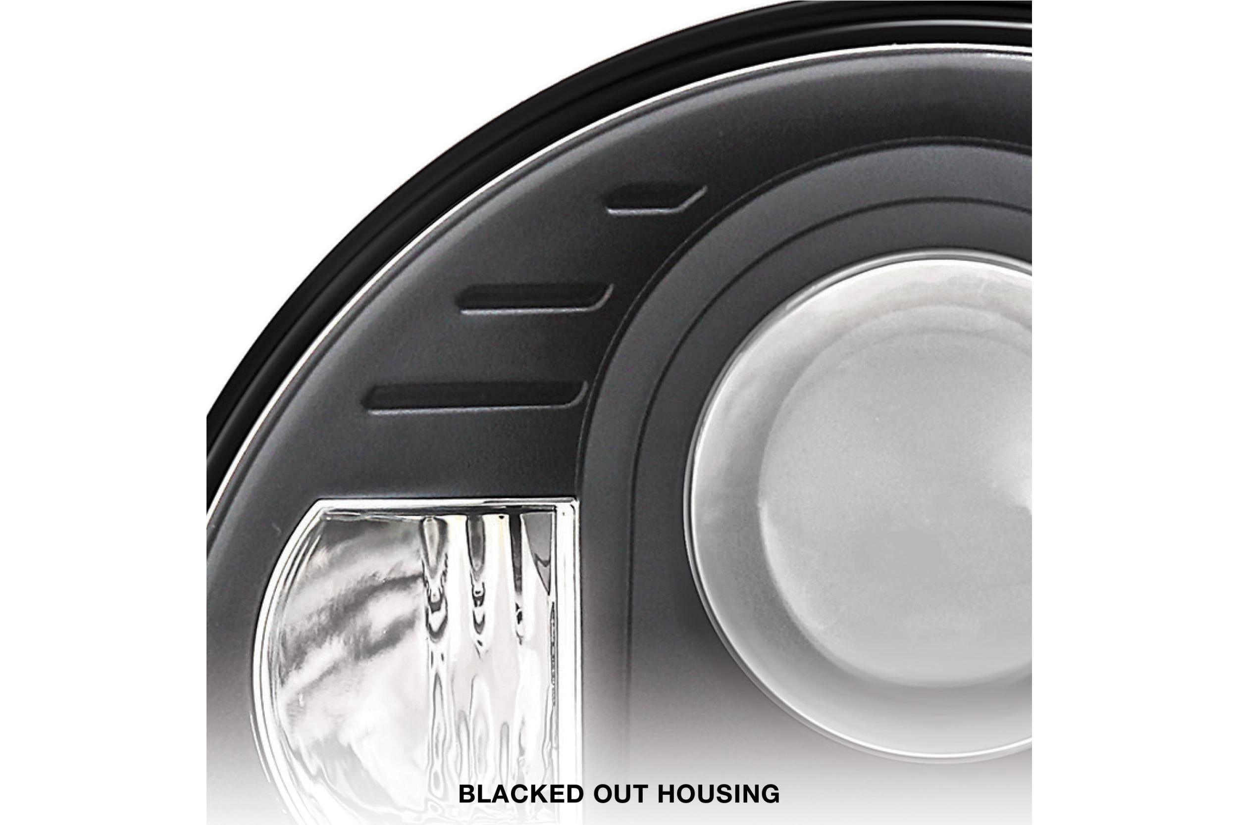 ProComp Pro Comp Jeep Headlights: 7" Round LED Hi/Lo (07-18 JK)