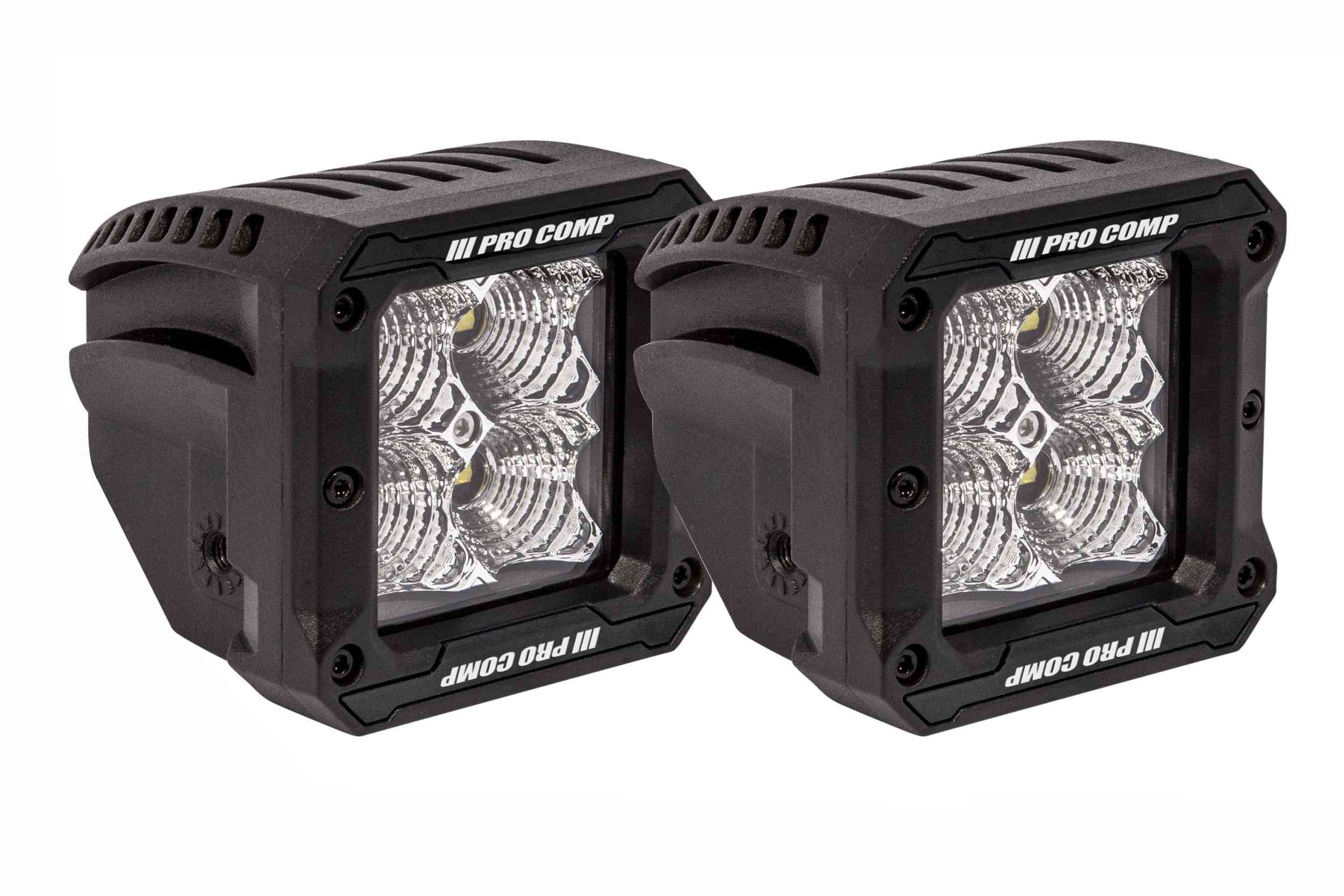 ProComp Pro Comp Gen 3 Pods: 2x2 Square / 20W / White / Flood Beam