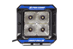 ProComp Pro Comp Gen 3 Pods: 2x2 Square / 20W / White / Flood Beam