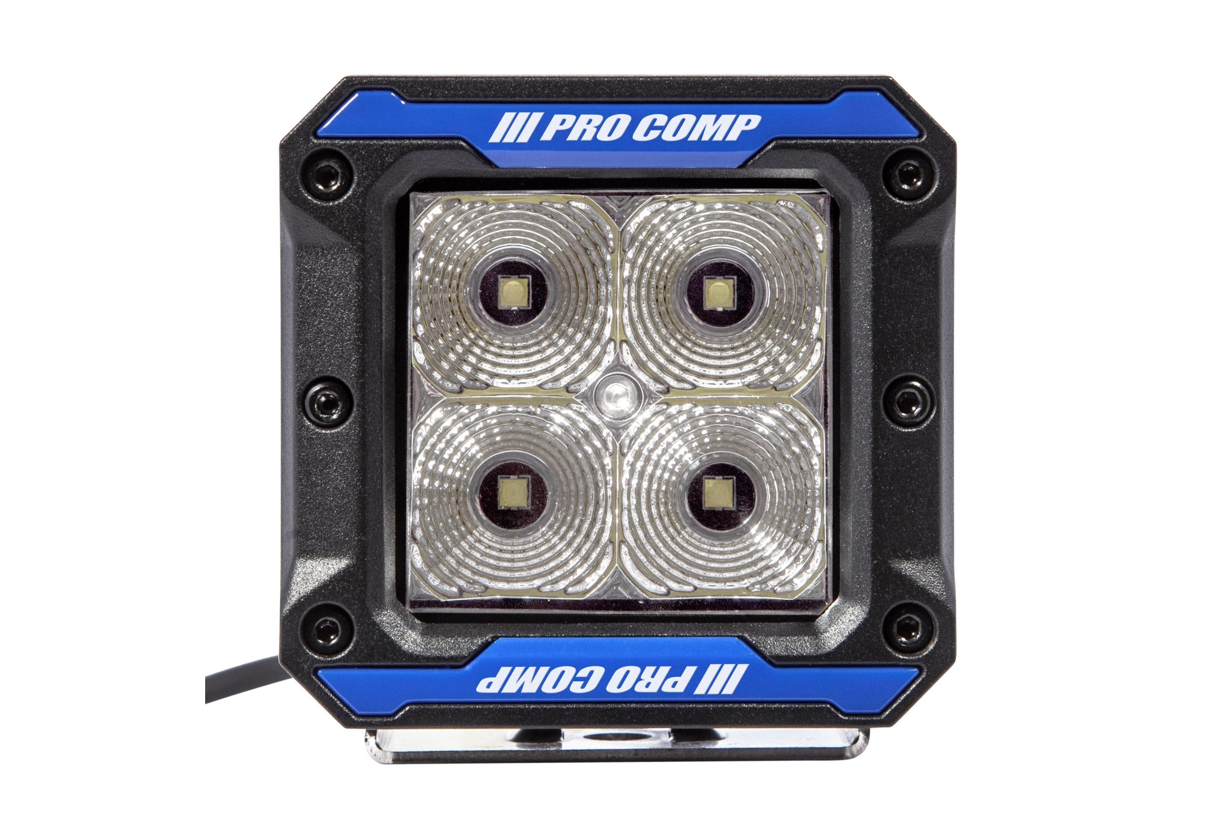 ProComp Pro Comp Gen 3 Pods: 2x2 Square / 20W / White / Flood Beam