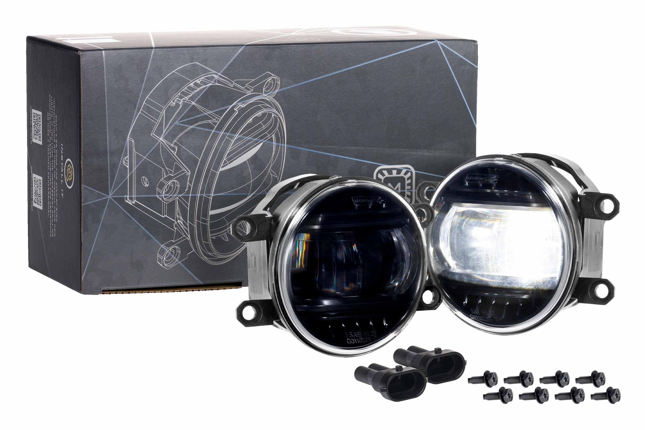 Morimoto XB Evo Fog Lights: Type T (White / Set)