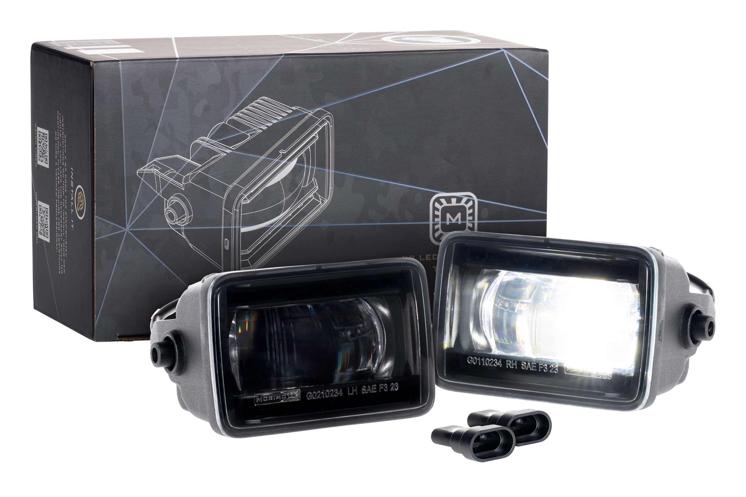 Morimoto XB Evo Fog Lights: Type F2 (White / Set)