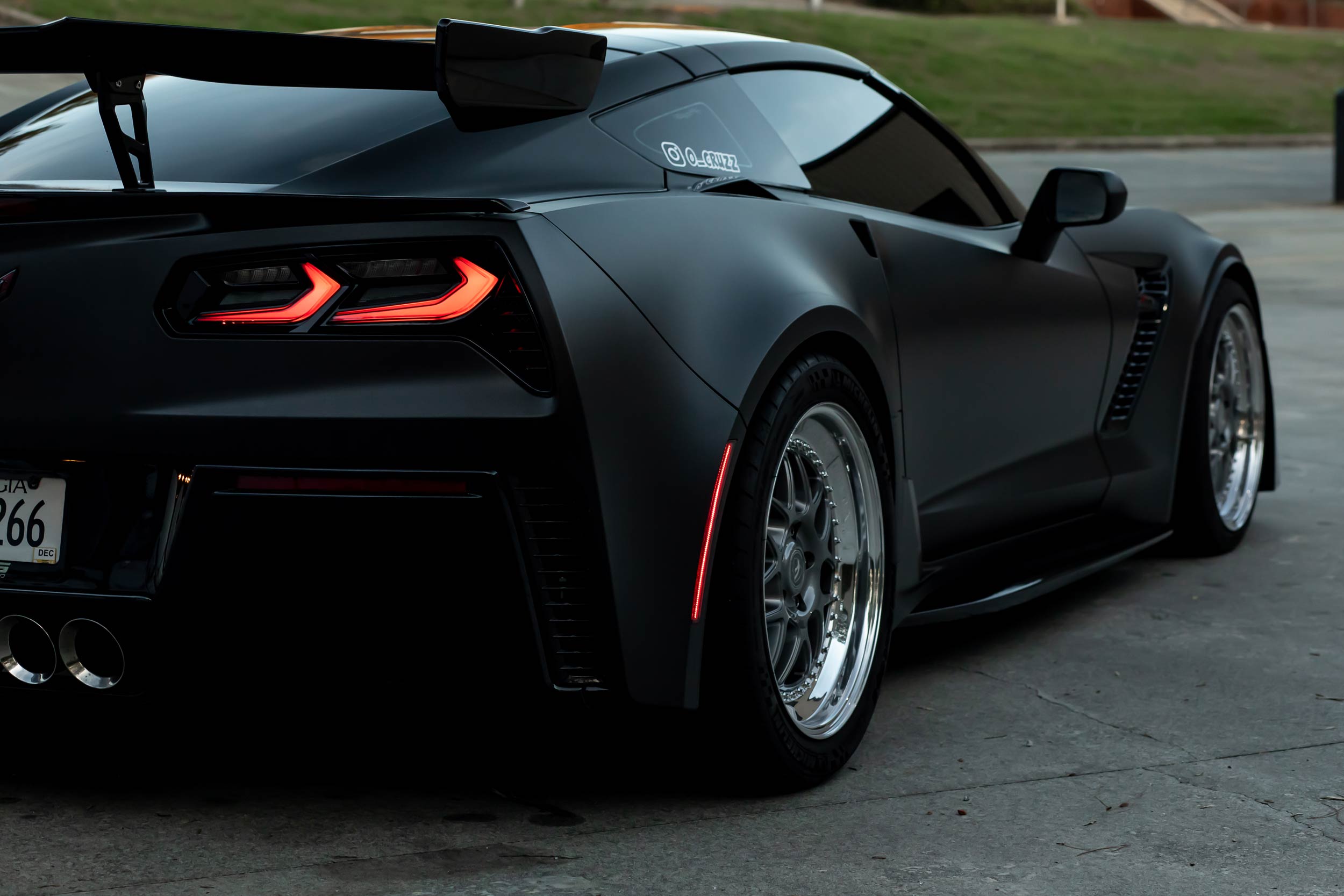 Morimoto XB LED Side Markers: Corvette C7 (Rear / Red / Set)