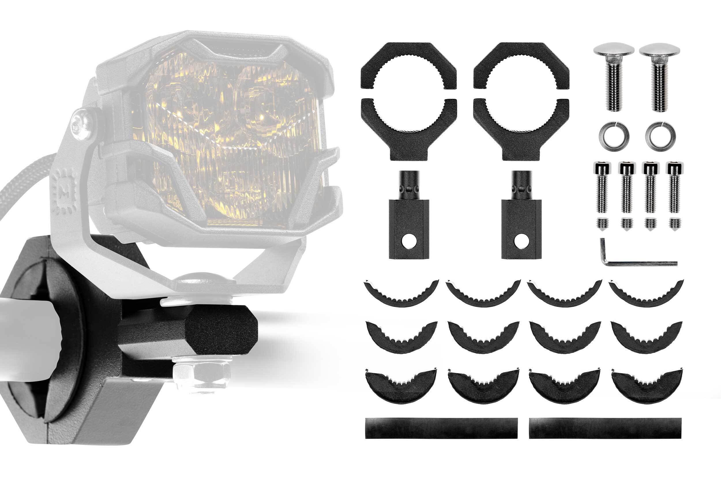 Morimoto Banger Mounts: Tube Clamp (Set)