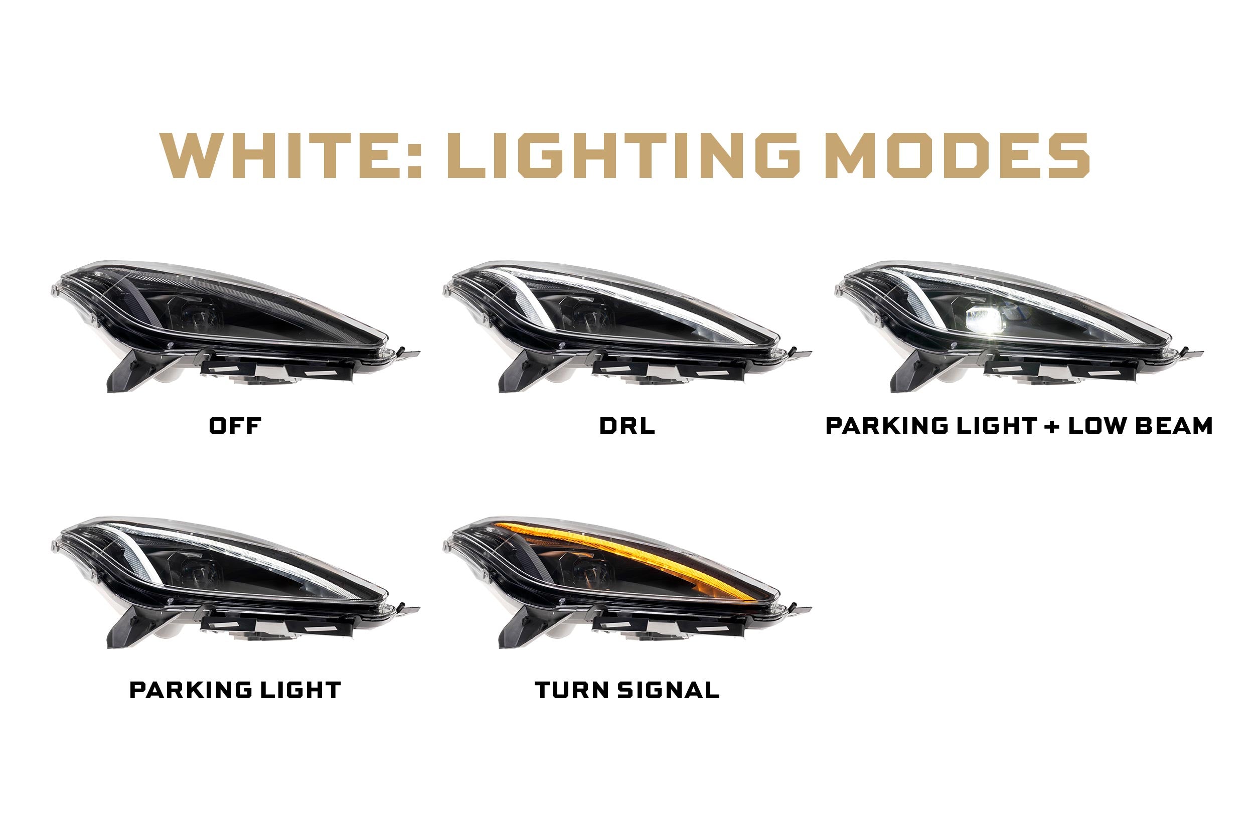 Morimoto XB LED Headlights: Corvette C7 (14-19 / Gen II / Set)