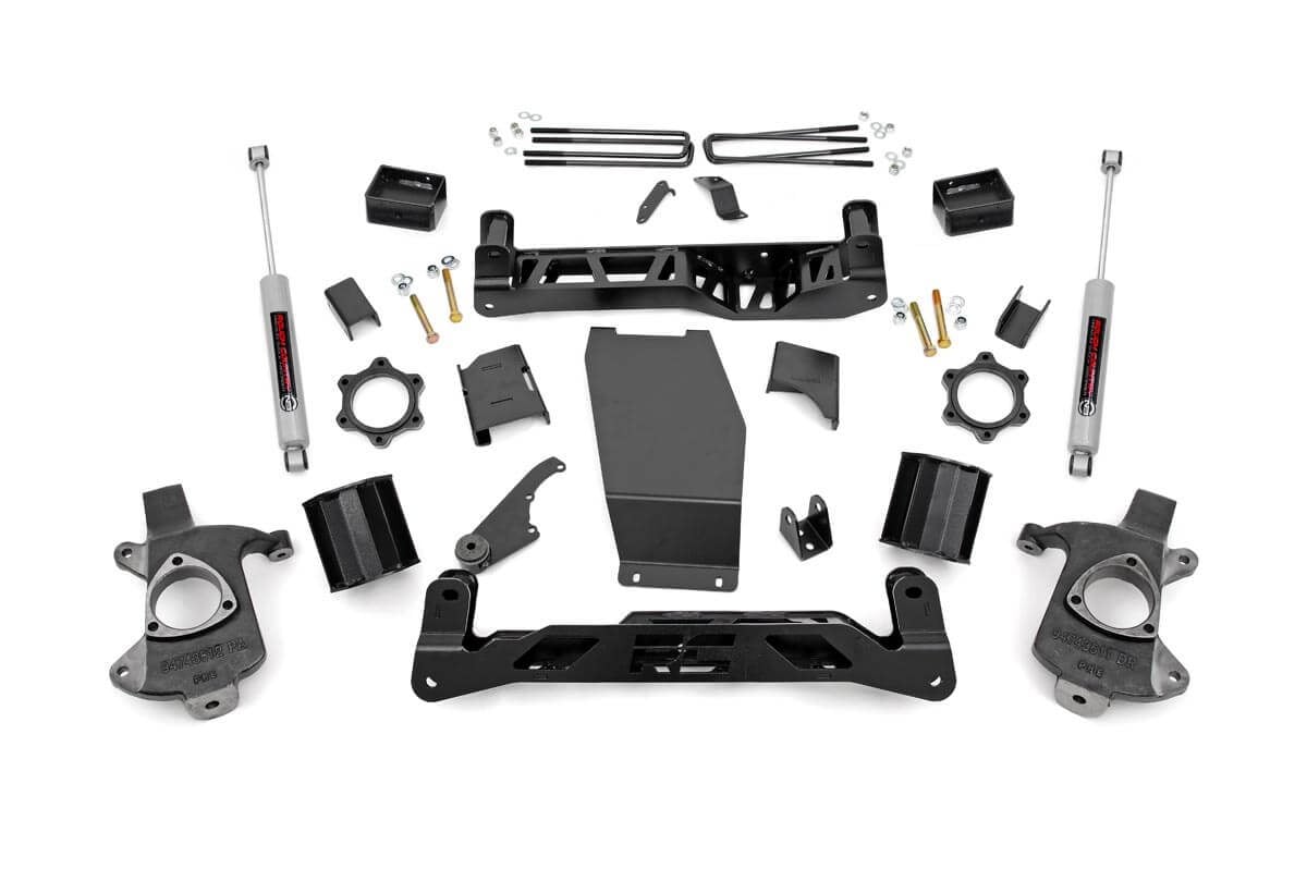7 Inch Lift Kit | Cast Steel | Chevy/GMC 1500 4WD (14-18 & Classic) image 2