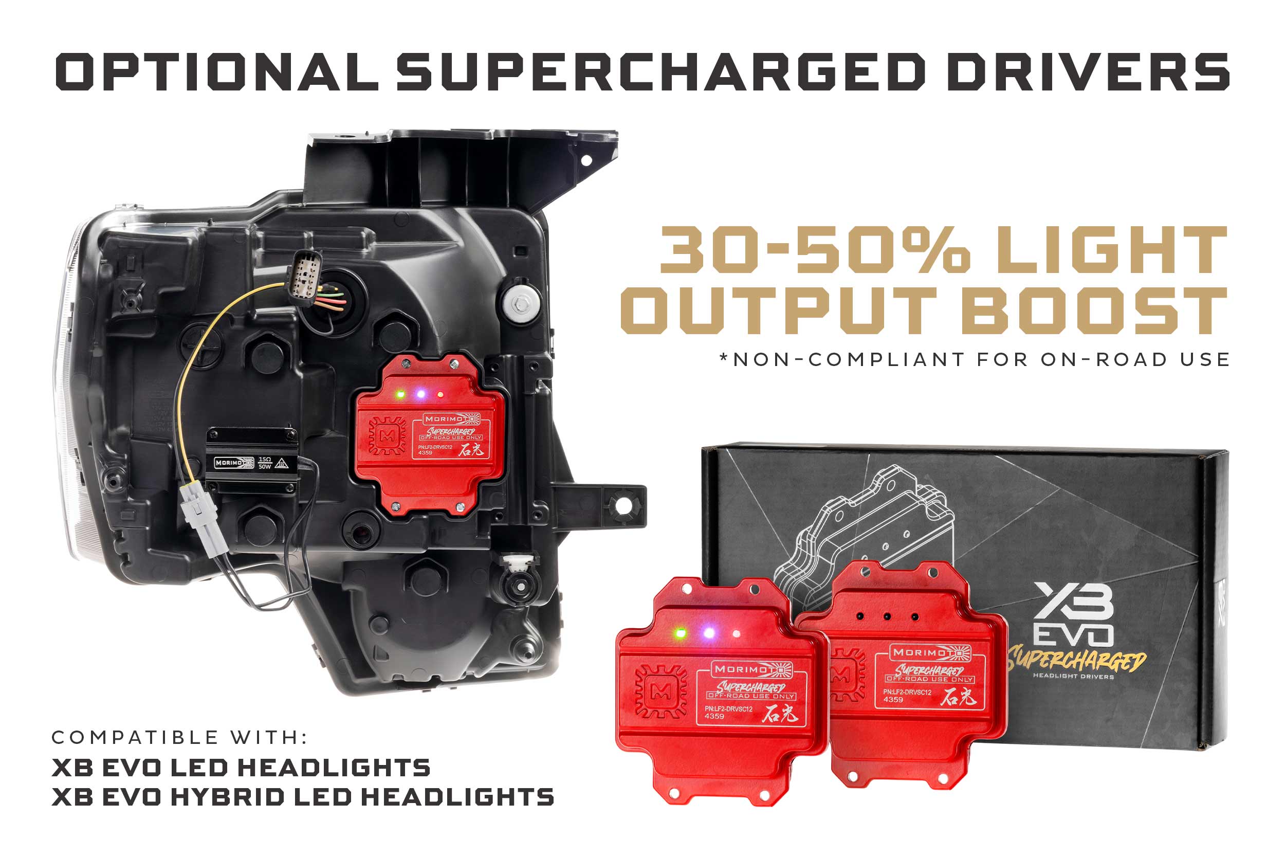 Morimoto XB Evo Hybrid Headlights: Ford F-150 (09-14 / Set)