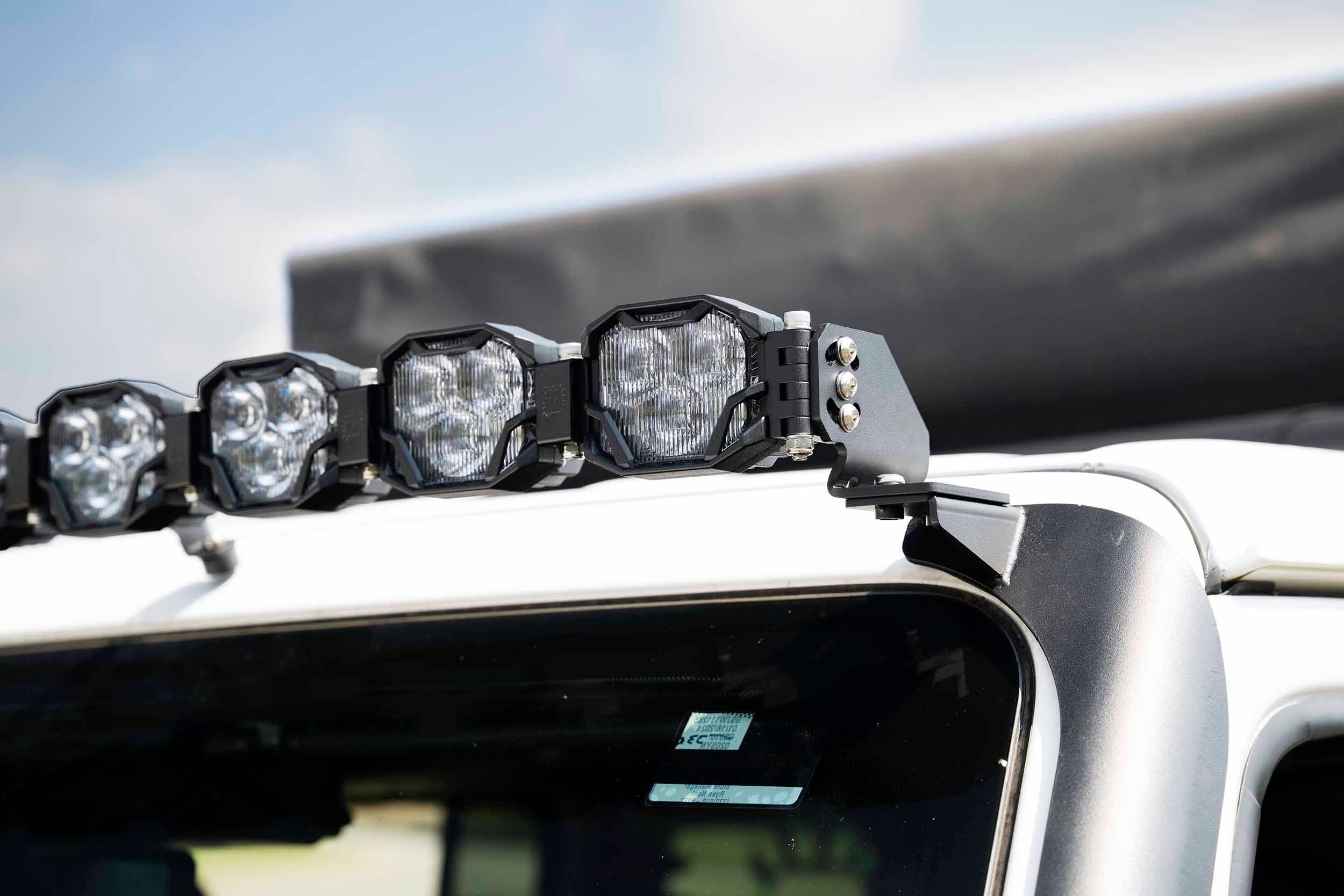 Morimoto Jeep JL/JT Light Bar Windshield Mounts (Set)