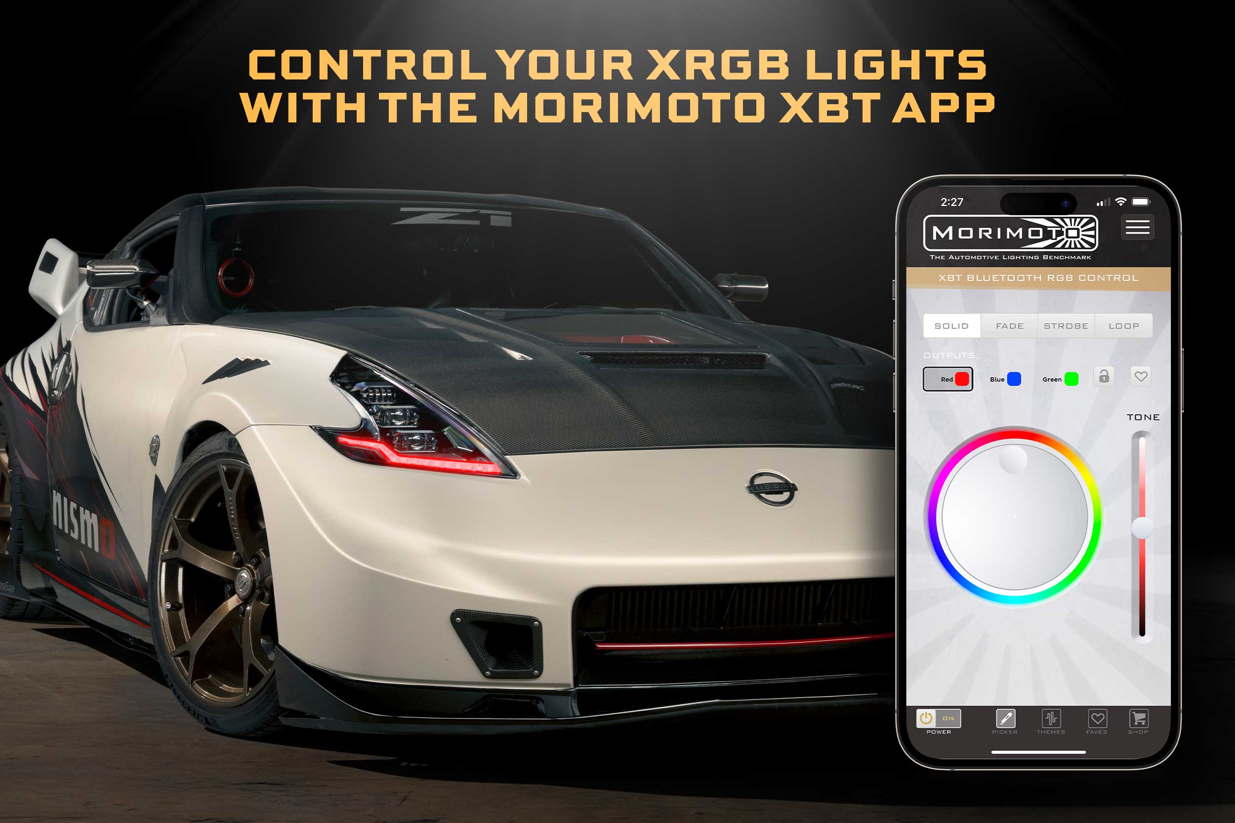 Morimoto XRGB Evo Headlights: 09-21 Nissan 370Z (Set)