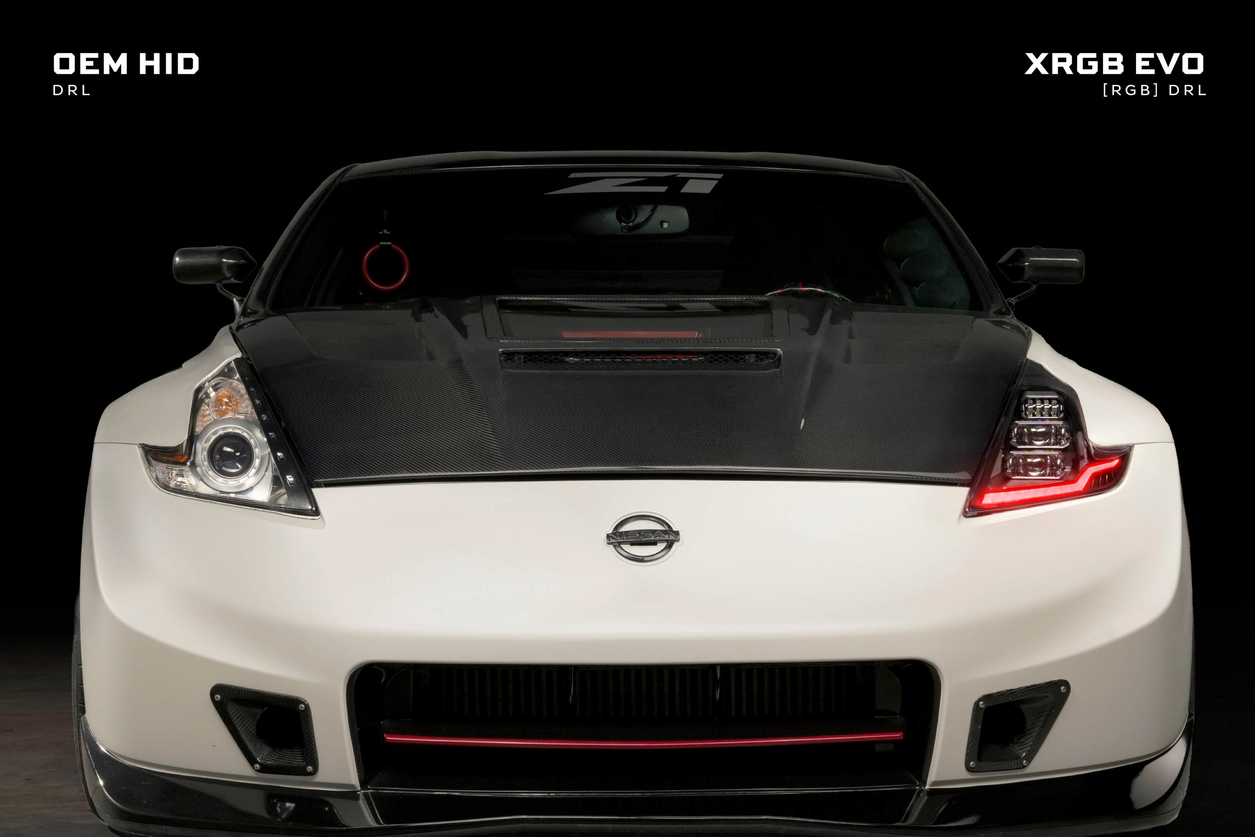 Morimoto XRGB Evo Headlights: 09-21 Nissan 370Z (Set)