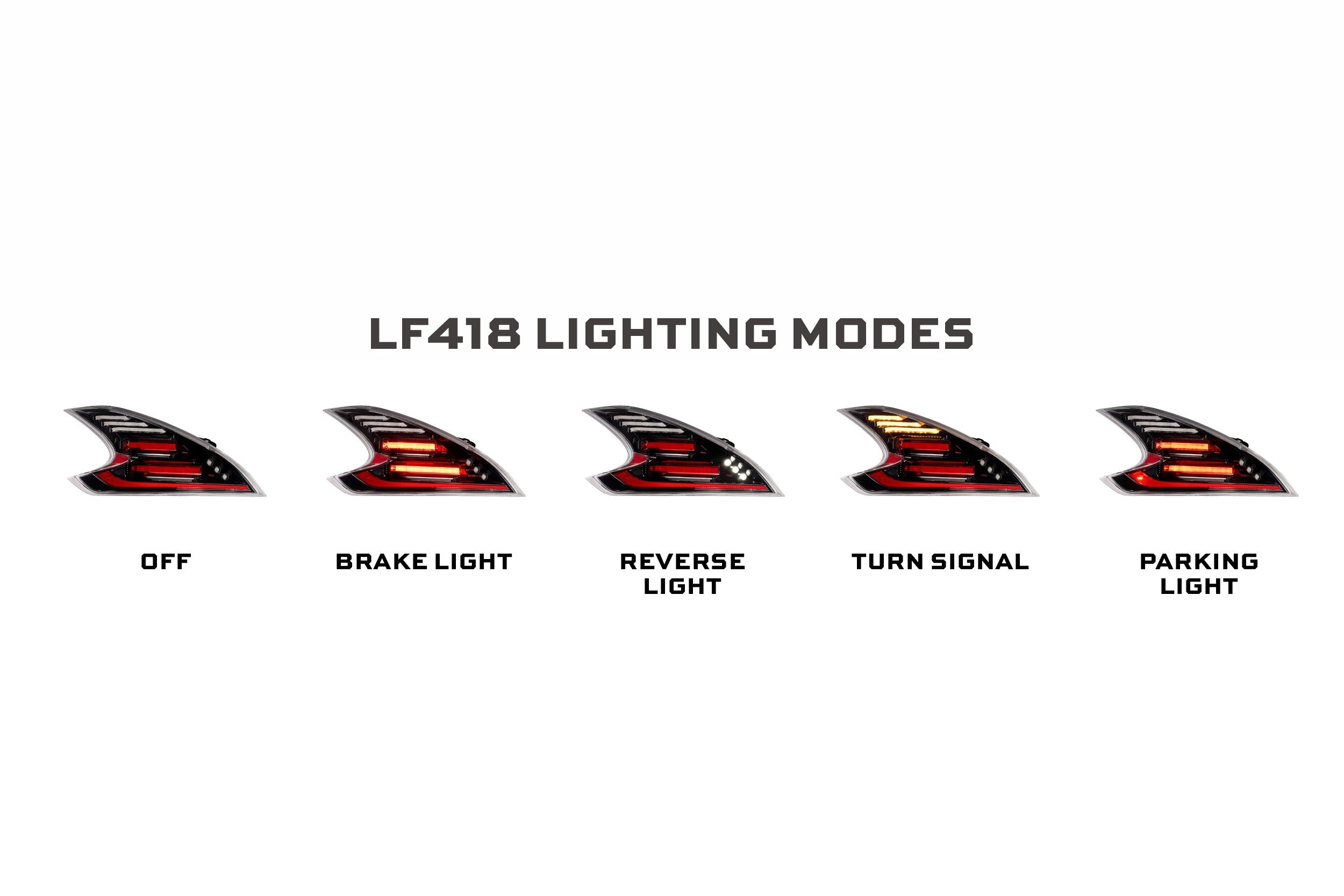 Morimoto XB LED Tail Lights: 09-21 Nissan 370Z (Gen II / Black Red / Set)