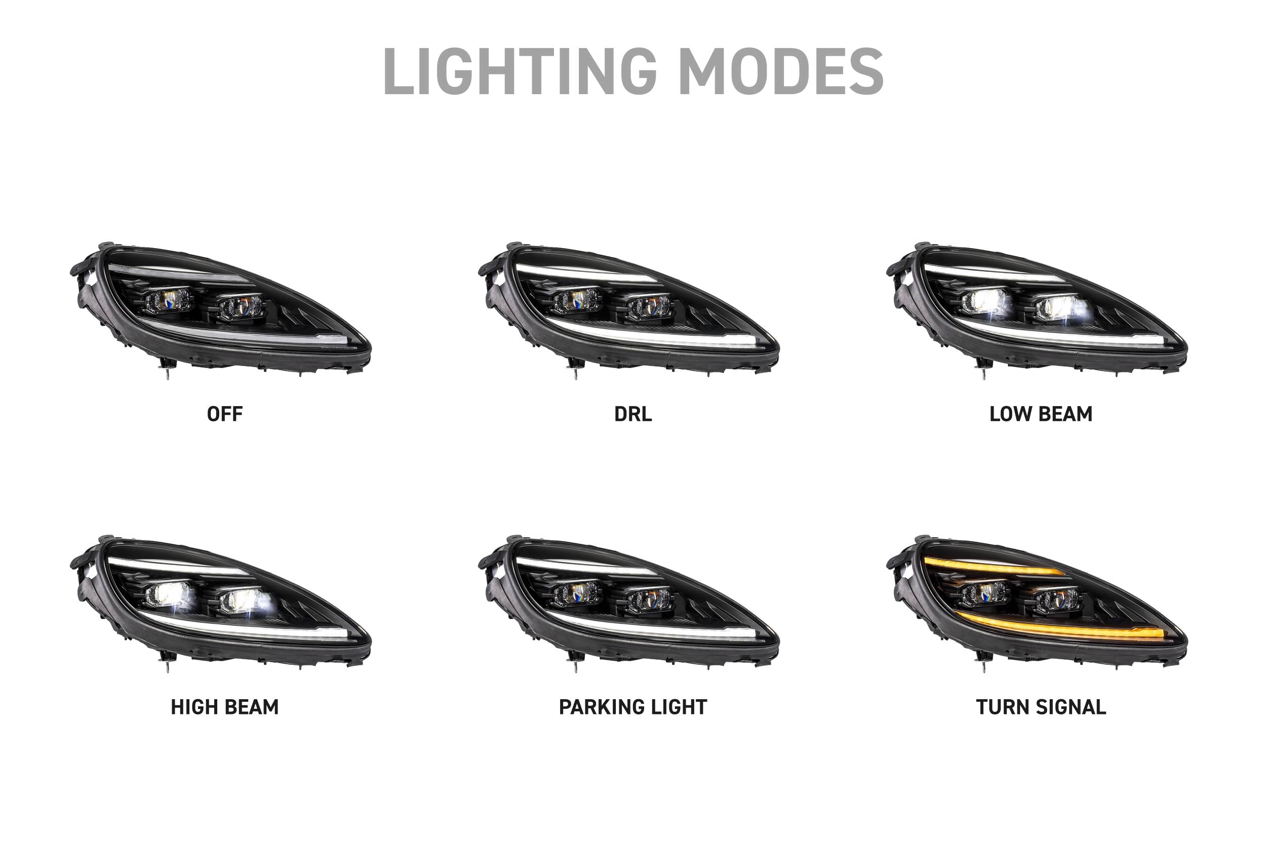 Morimoto XB Evo Hybrid Headlights: 05-13 Corvette C6 (Set)