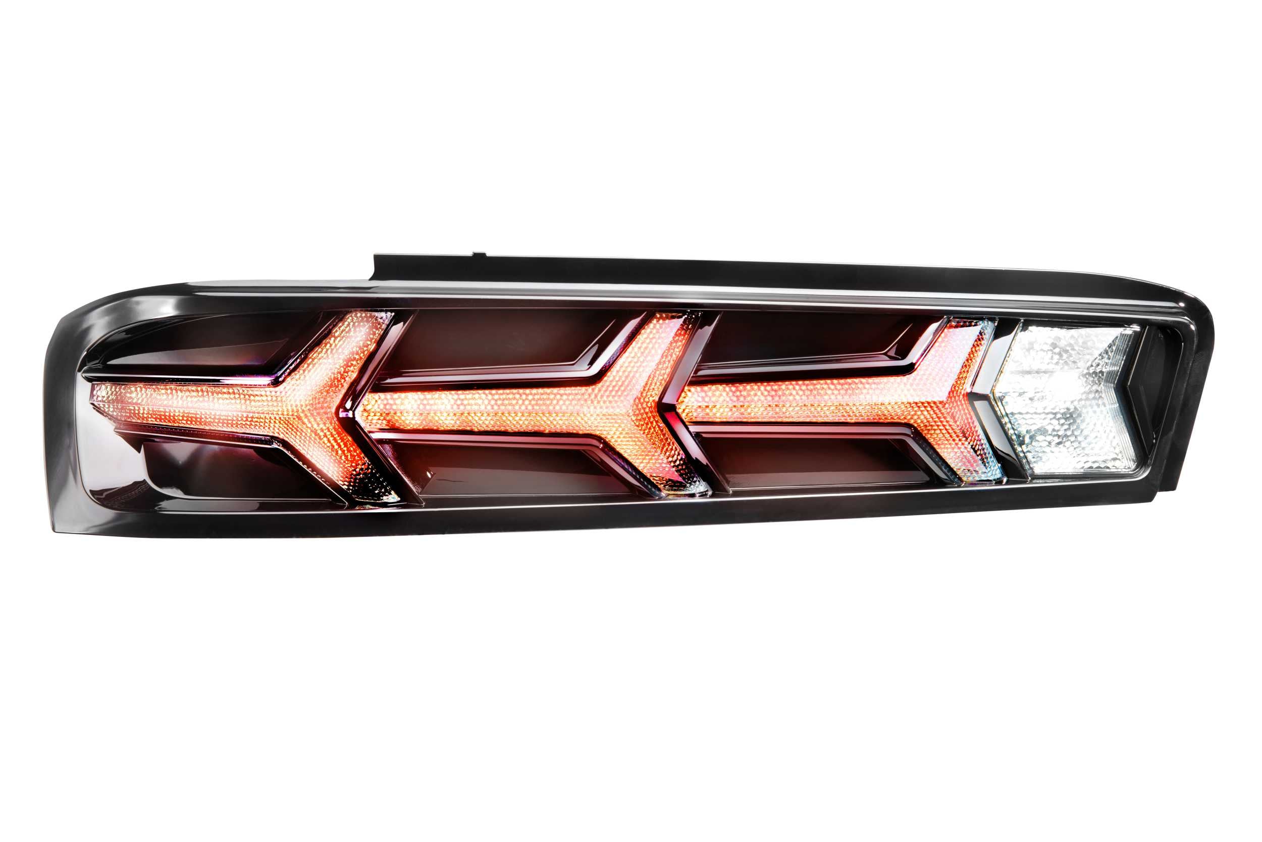 Morimoto XB LED Tail Lights: Chevrolet Camaro (16-18 / Smoked Lens Lambo / Set)